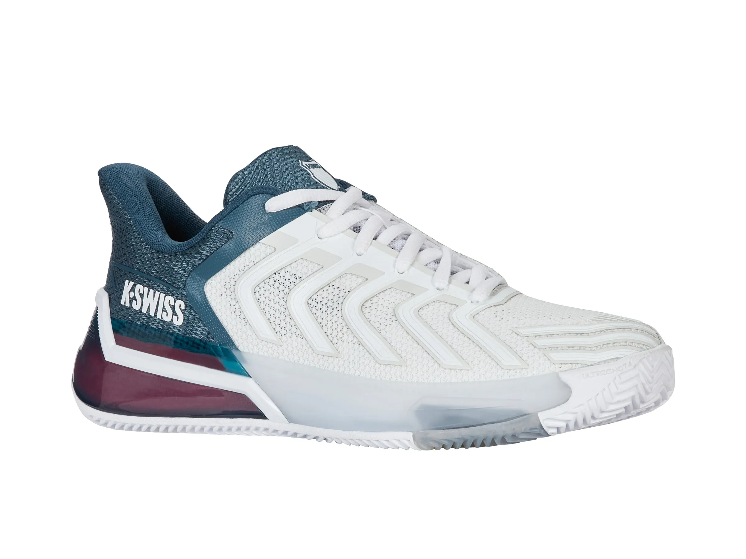 K.SWISS 04438-129-M | ULTRASHOT 4 CLAY | WHITE/STARGAZER/NEON BLAZE