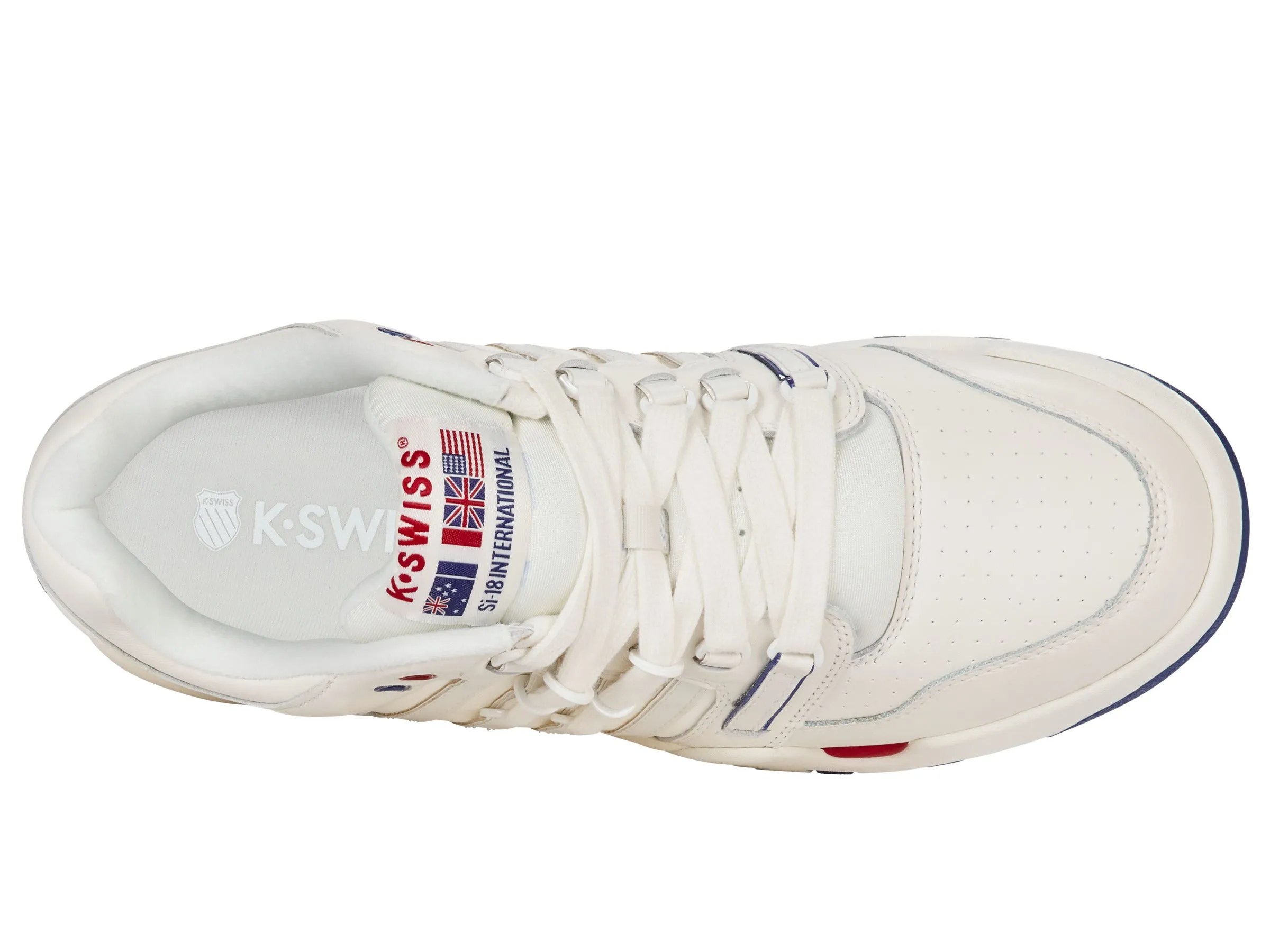 K.SWISS 04440-124-M | SI-18 INTERNATIONAL C | BRILLIANT WHITE/CLASSIC BLUE/RED