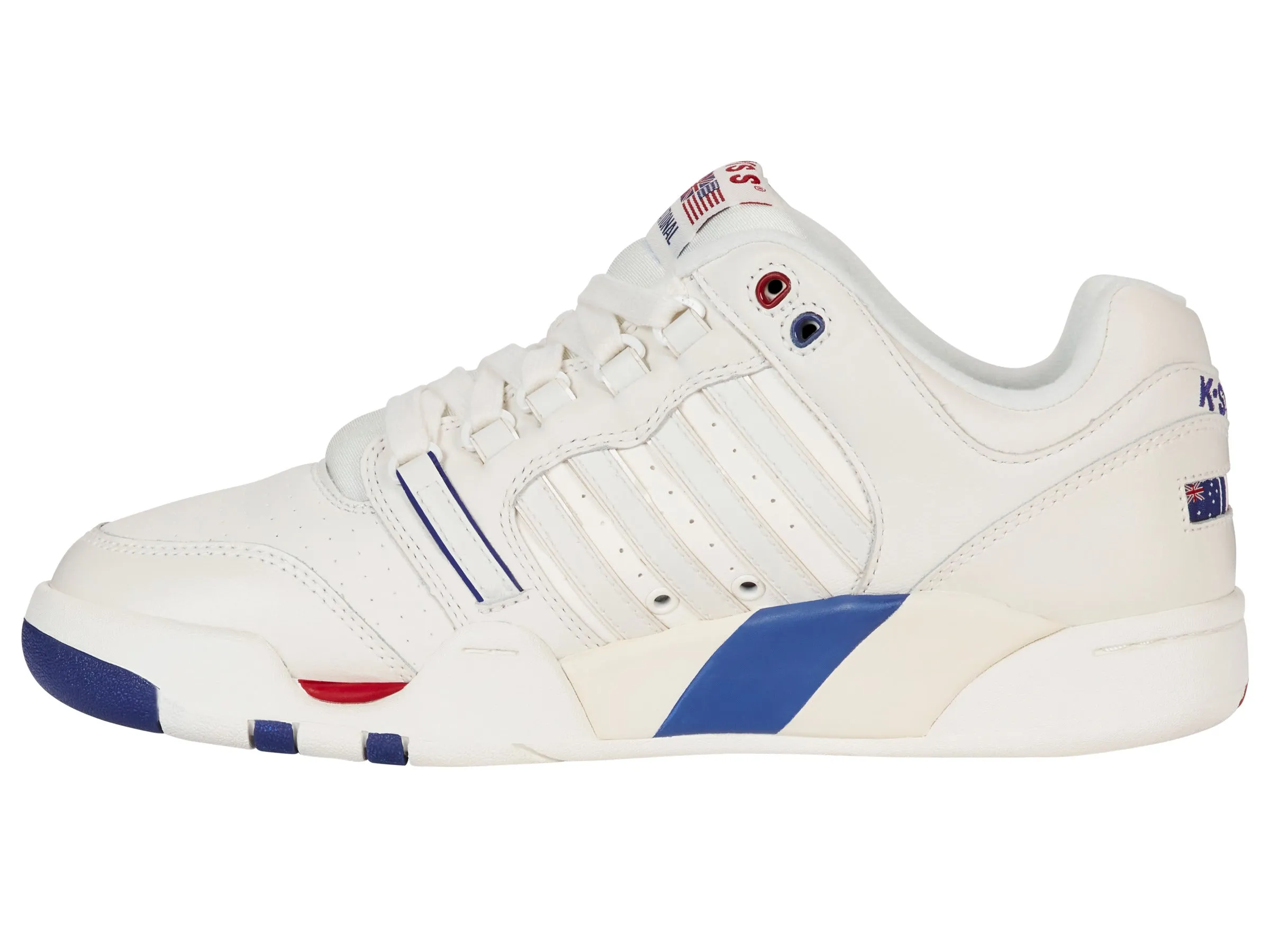 K.SWISS 04440-124-M | SI-18 INTERNATIONAL C | BRILLIANT WHITE/CLASSIC BLUE/RED