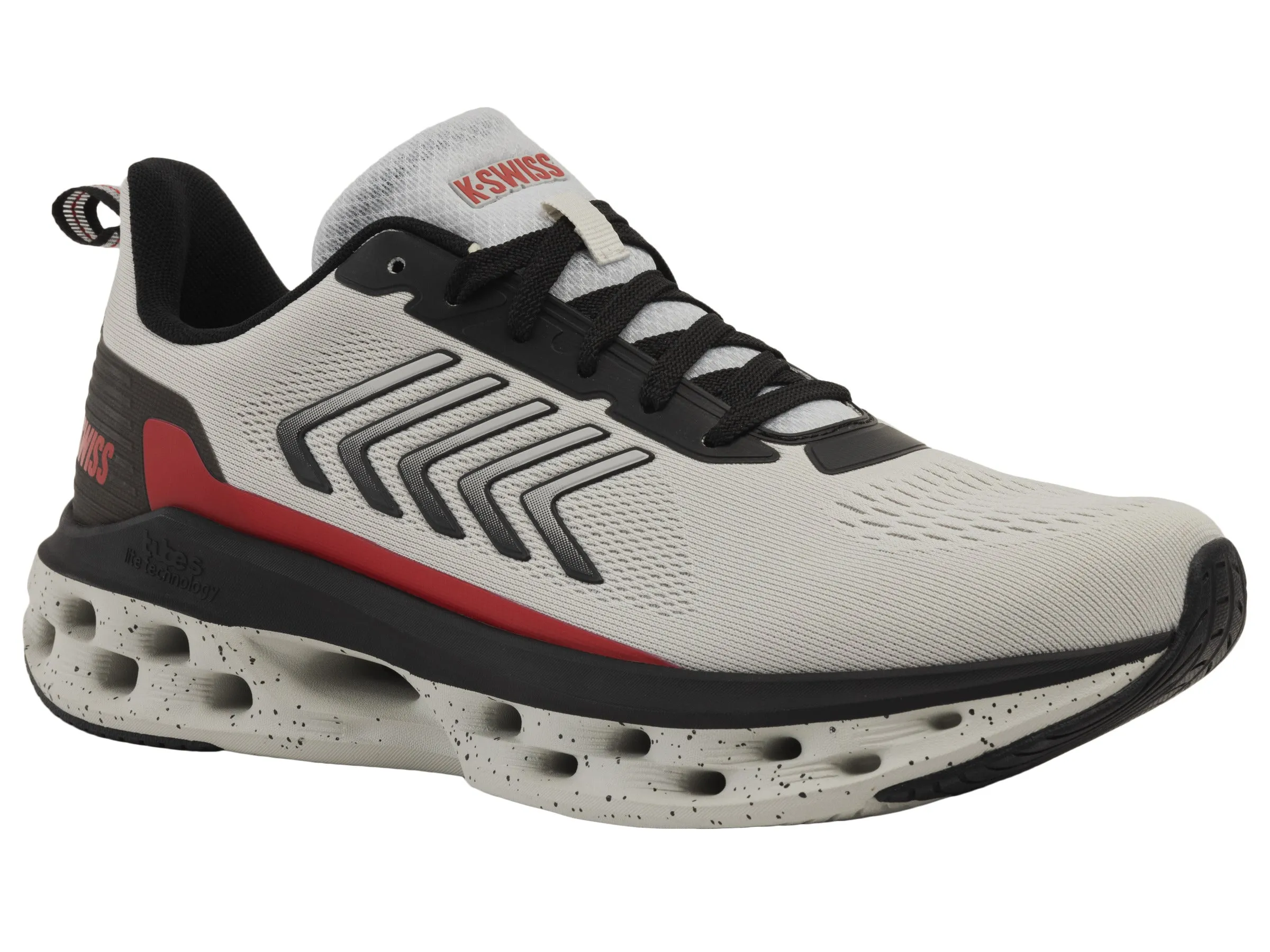 K.SWISS 04494-070-M | MELROSE TUBES LITE | OYSTER MUSHROOM/BLACK/MARS RED