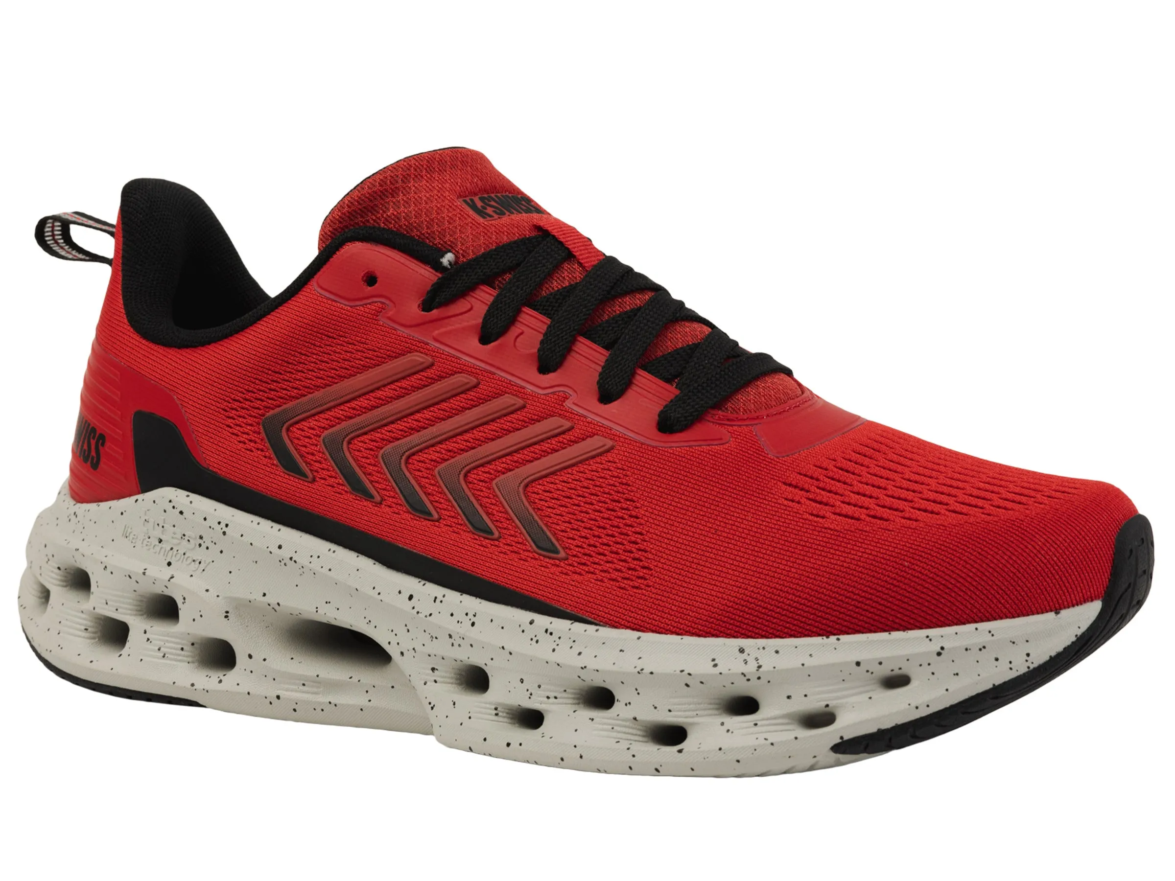 K.SWISS 04494-072-M | MELROSE TUBES LITE | MARS RED/BLACK/OYSTER MUSHROOM