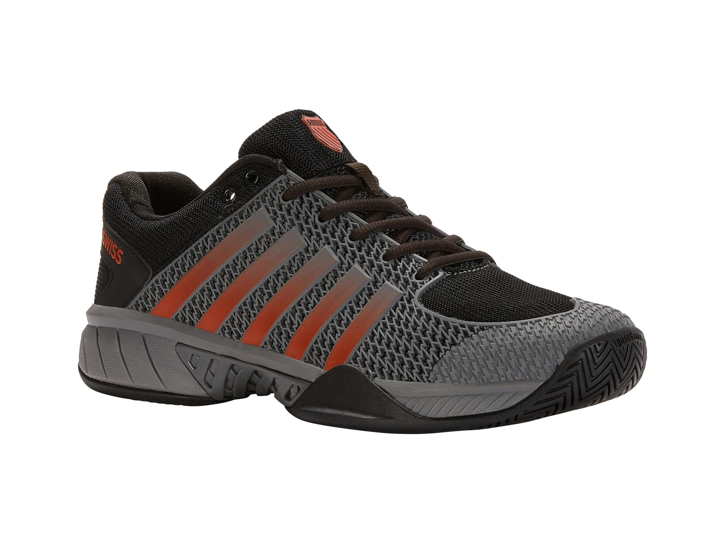 K.SWISS 06563-052-M | EXPRESS LIGHT PICKLEBALL | STEEL GRAY/JET BLACK/SPICY ORANGE