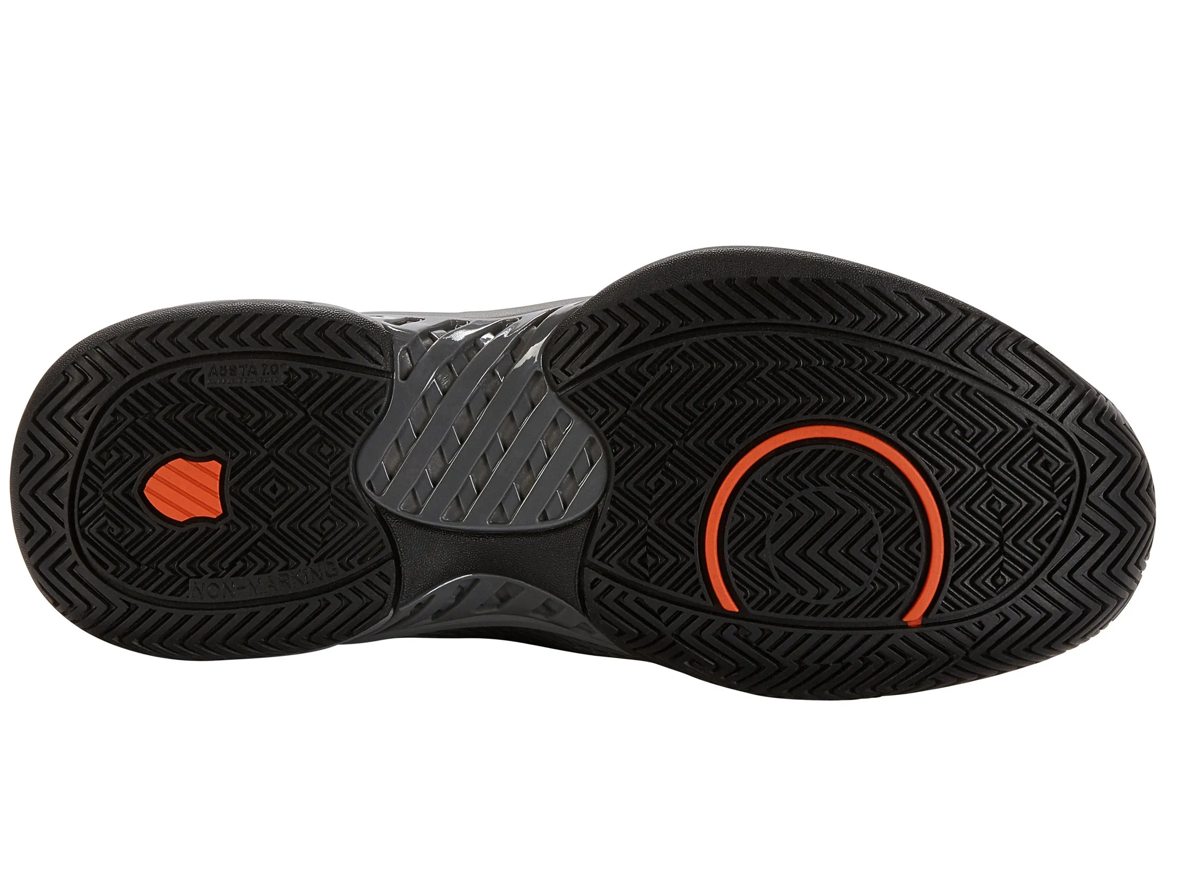 K.SWISS 06563-052-M | EXPRESS LIGHT PICKLEBALL | STEEL GRAY/JET BLACK/SPICY ORANGE