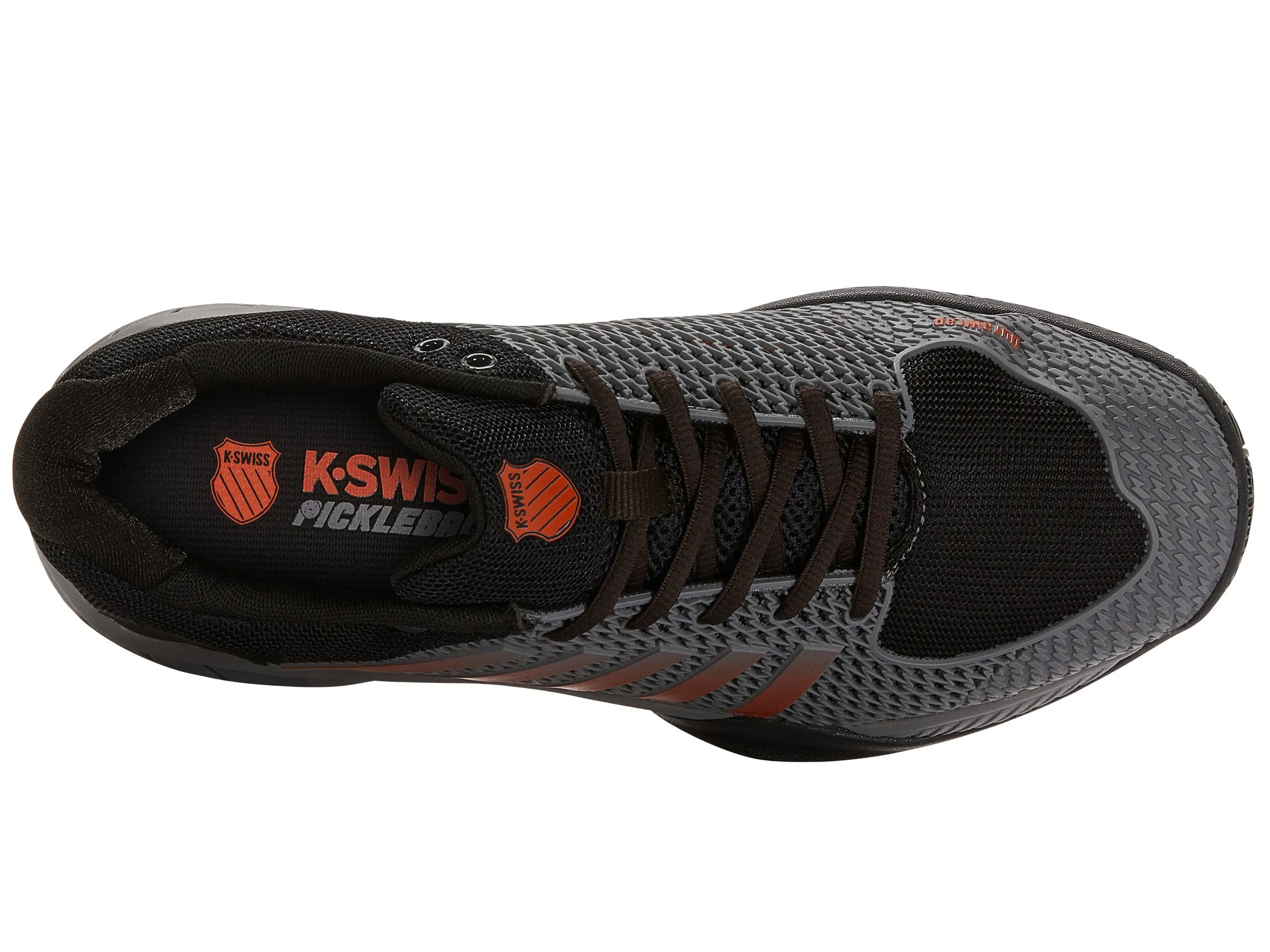K.SWISS 06563-052-M | EXPRESS LIGHT PICKLEBALL | STEEL GRAY/JET BLACK/SPICY ORANGE