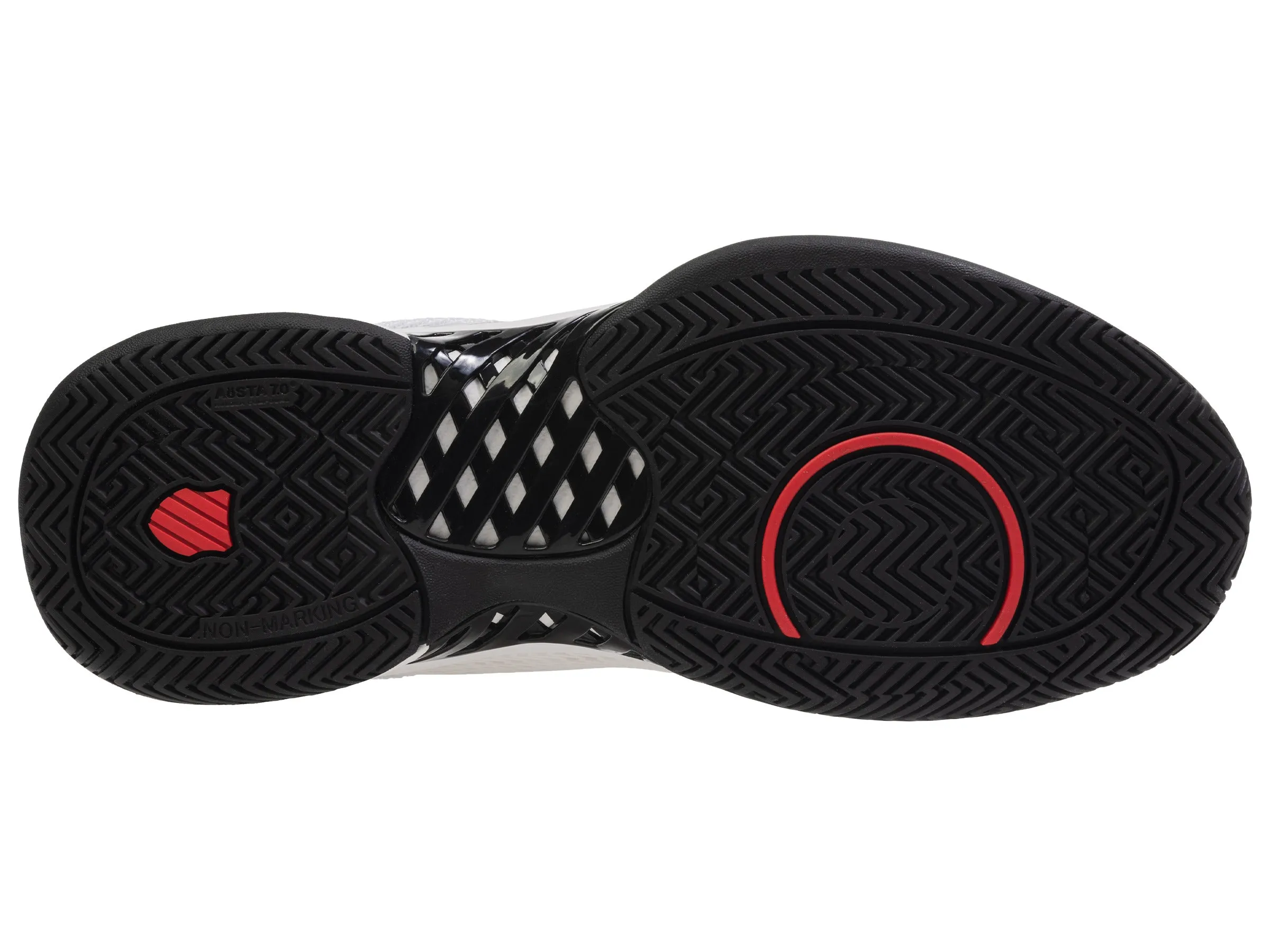 K.SWISS 06563-955-M | EXPRESS LIGHT PICKLEBALL | WHITE/BLACK/HIGH RISK RED
