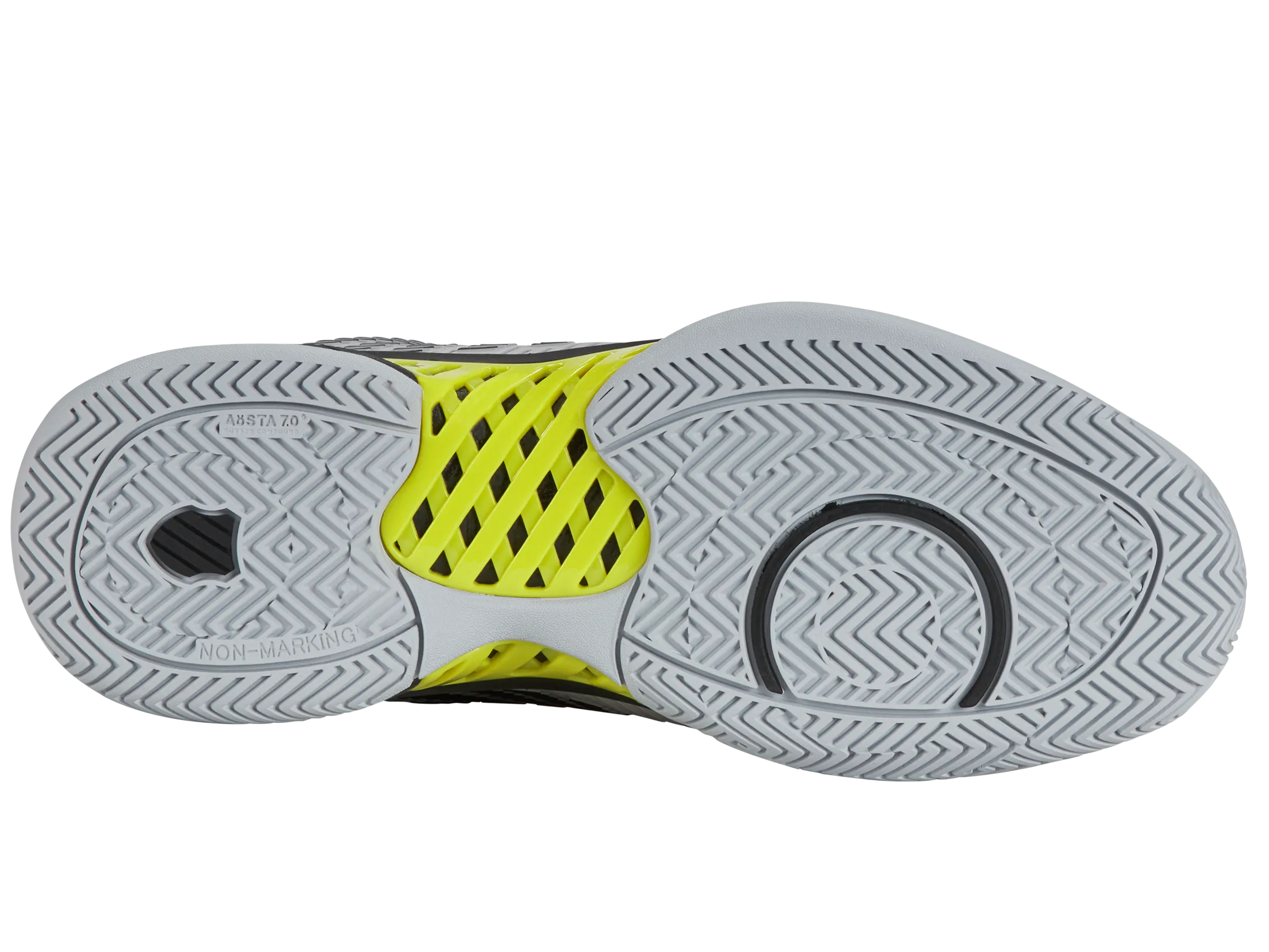 K.SWISS 06613-022-M | HYPERCOURT EXPRESS 2 | MICRO CHIP/BLACK/TENNIS YELLOW