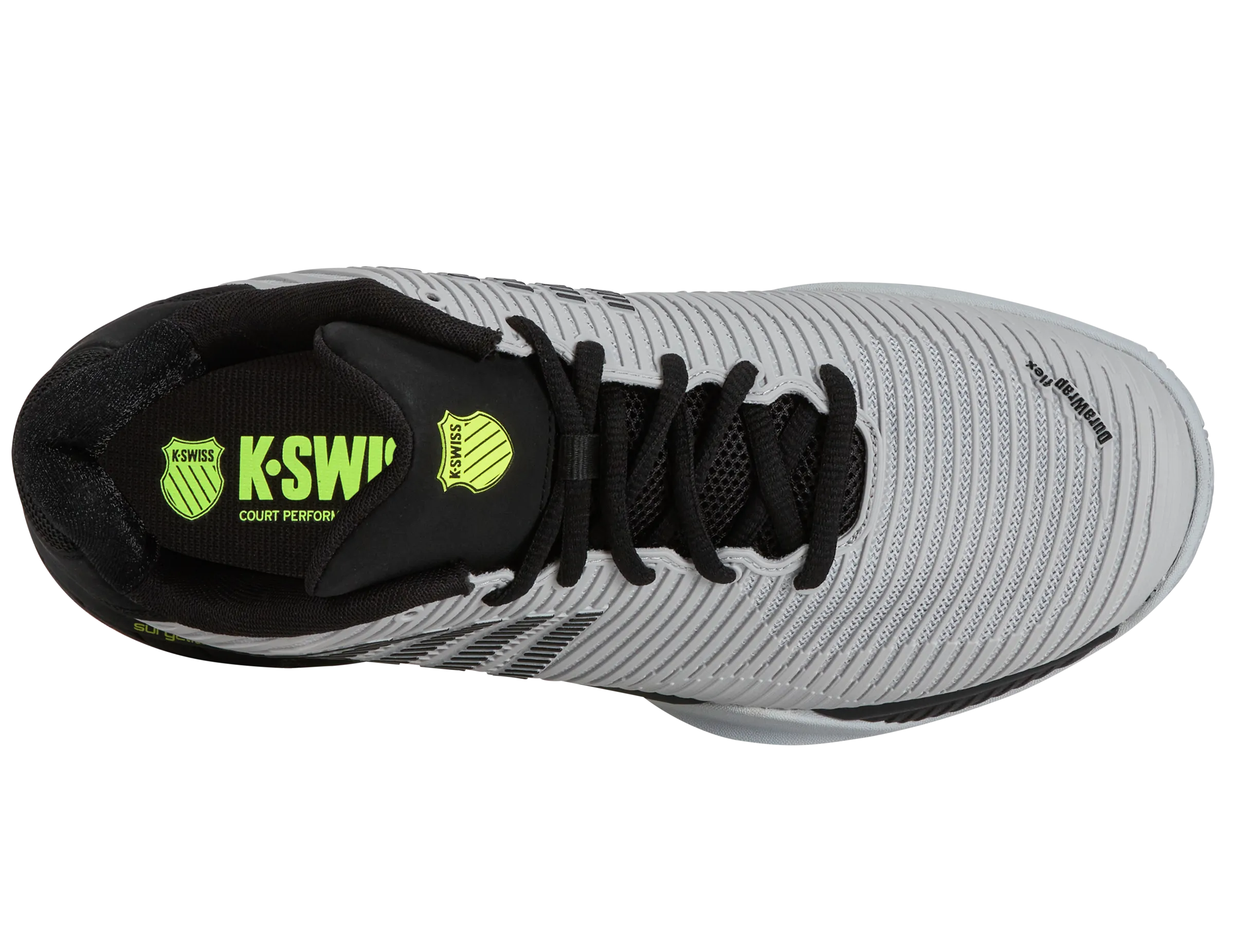 K.SWISS 06613-022-M | HYPERCOURT EXPRESS 2 | MICRO CHIP/BLACK/TENNIS YELLOW