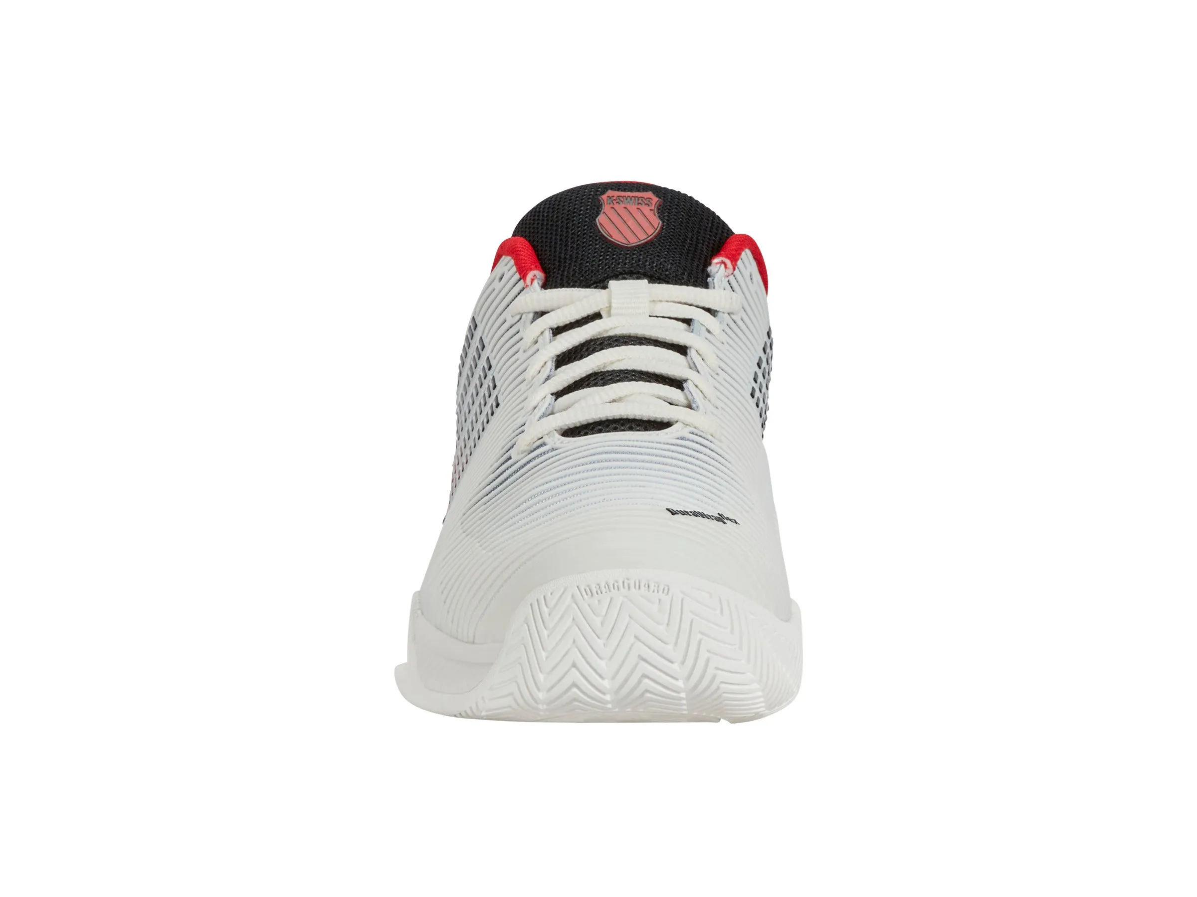 K.SWISS 06613-104-M | HYPERCOURT EXPRESS 2 | BRIGHT WHITE/STRETCH LIMO/HIGH RISK RED