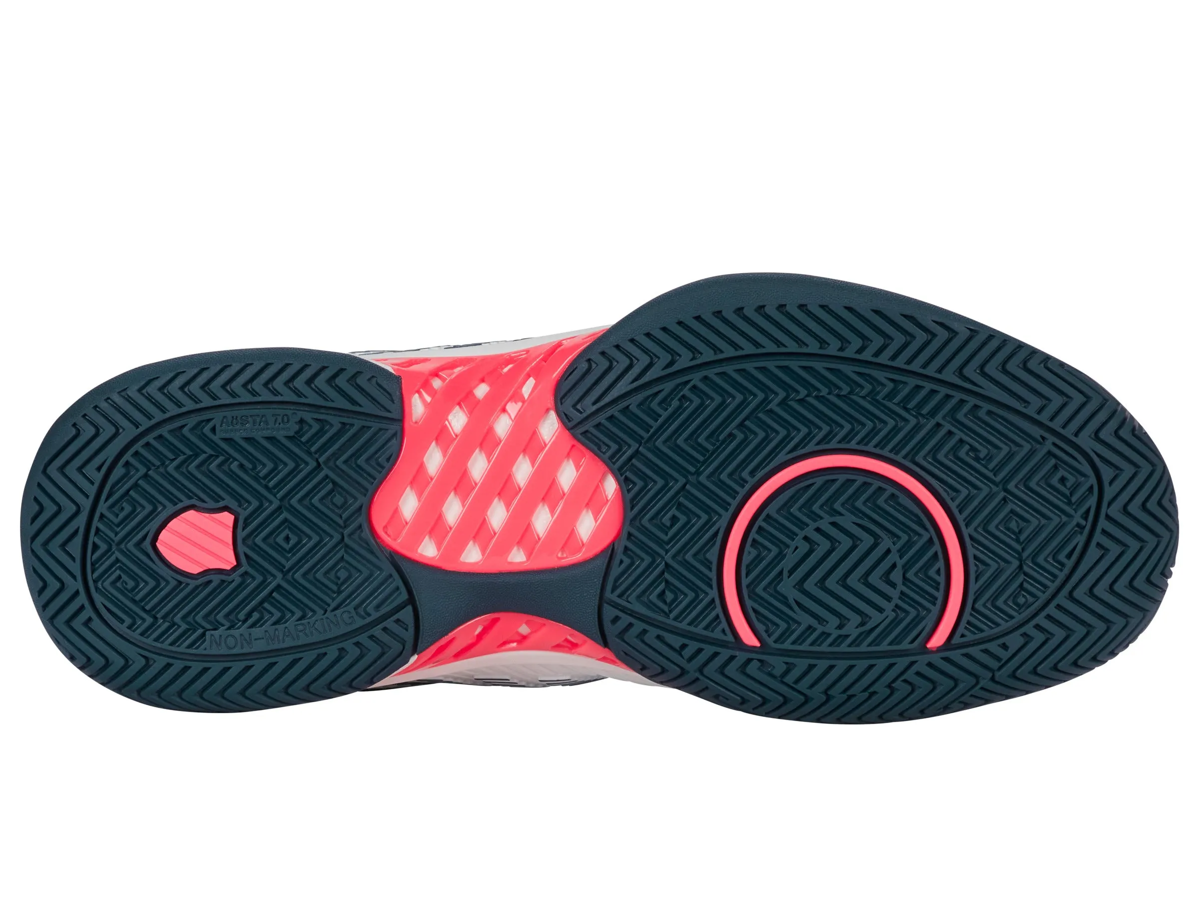 K.SWISS 06613-129-M | HYPERCOURT EXPRESS 2 | WHITE/STARGAZER/NEON BLAZE