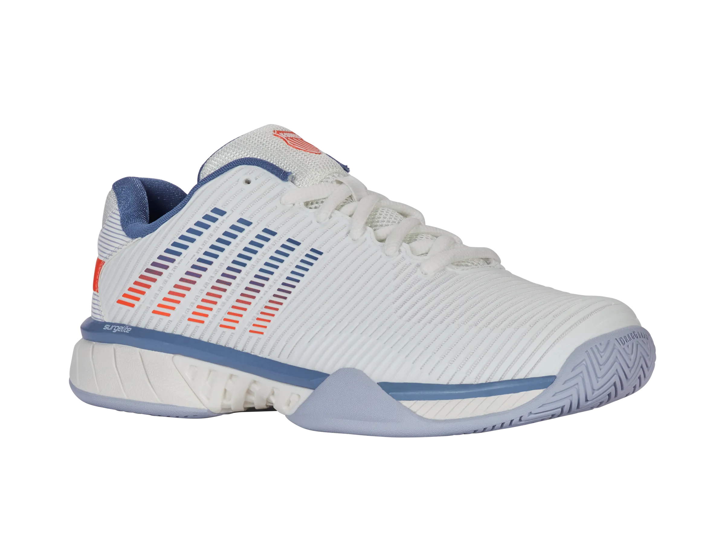 K.SWISS 06613-139-M | HYPERCOURT EXPRESS 2 | LUCENT WHITE/INFINITY/SCARLET IBIS
