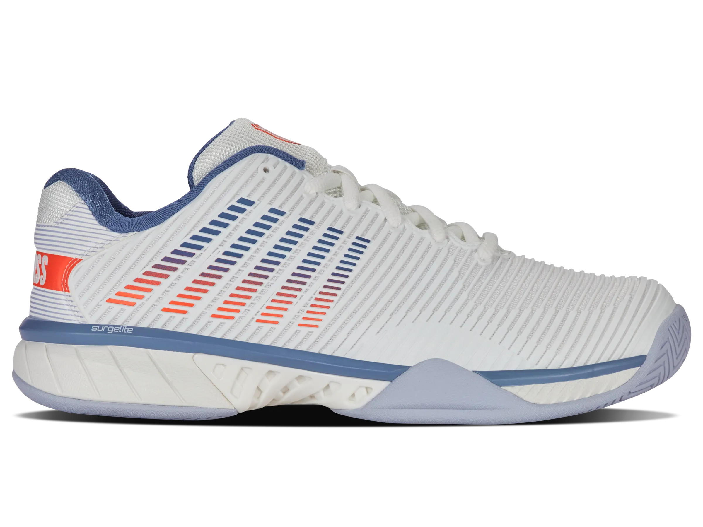 K.SWISS 06613-139-M | HYPERCOURT EXPRESS 2 | LUCENT WHITE/INFINITY/SCARLET IBIS
