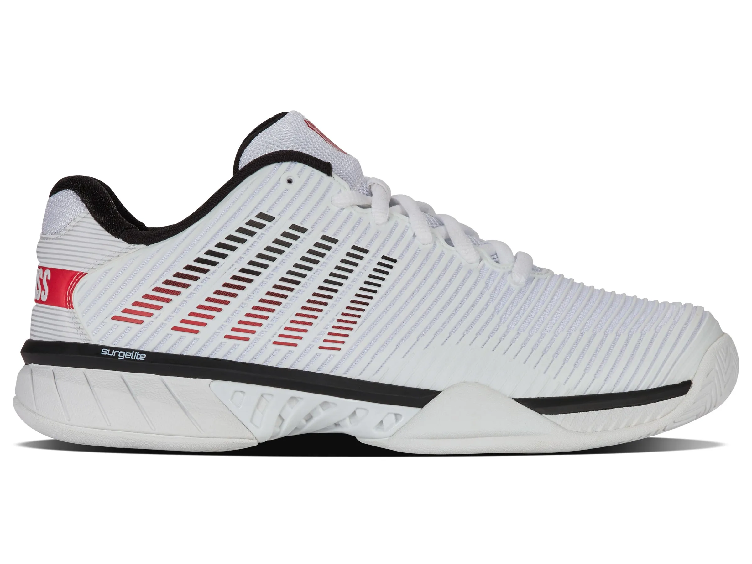 K.SWISS 06613-140-M | HYPERCOURT EXPRESS 2 | WHITE/BLACK/MARS RED