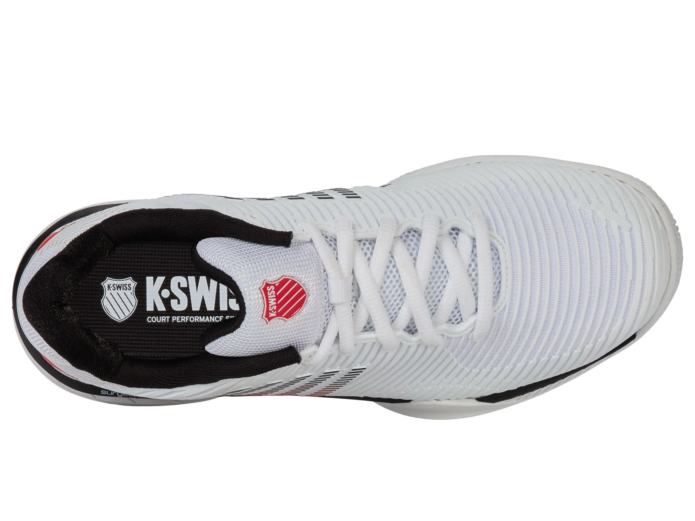 K.SWISS 06613-140-M | HYPERCOURT EXPRESS 2 | WHITE/BLACK/MARS RED