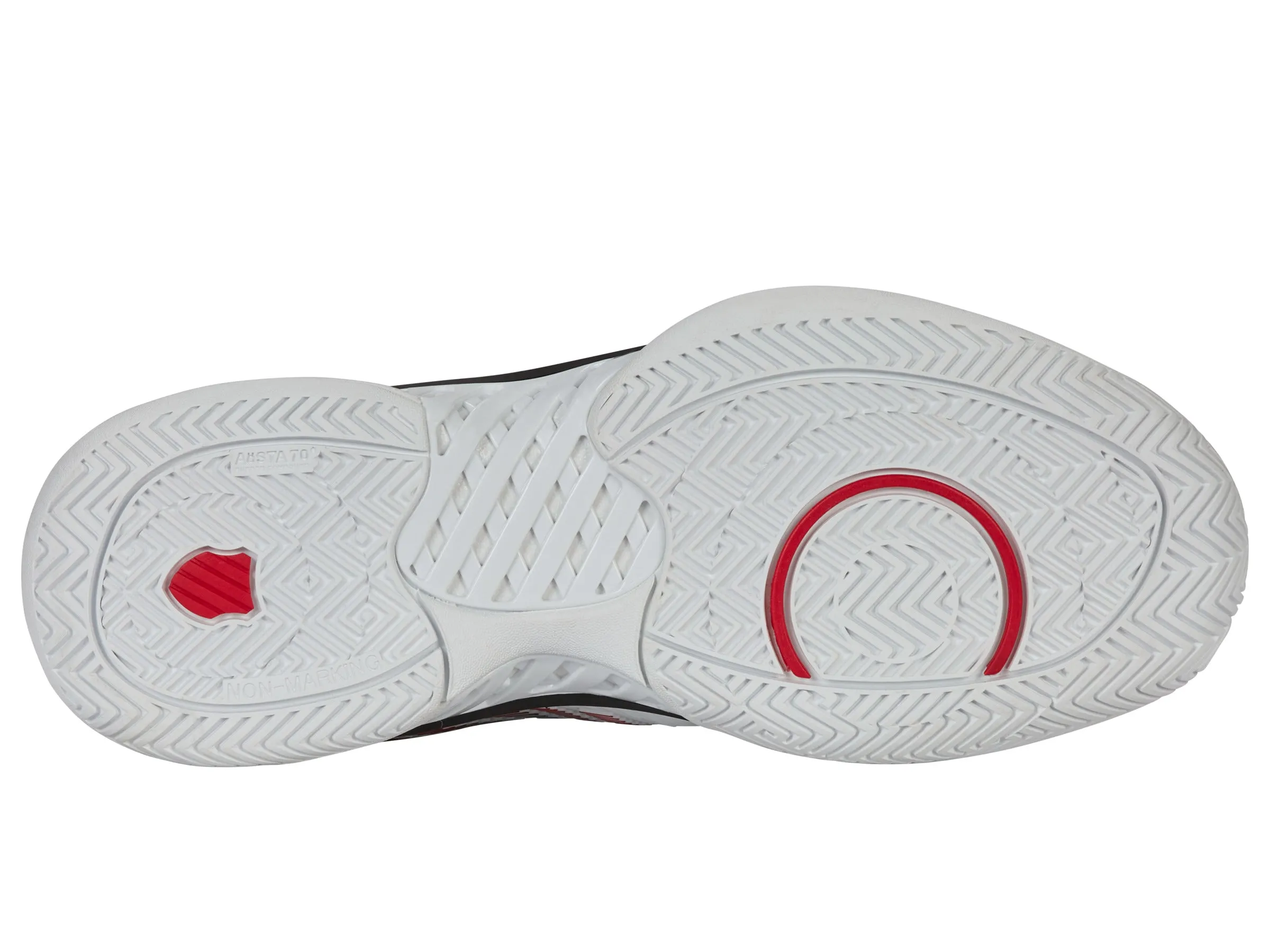 K.SWISS 06613-140-M | HYPERCOURT EXPRESS 2 | WHITE/BLACK/MARS RED