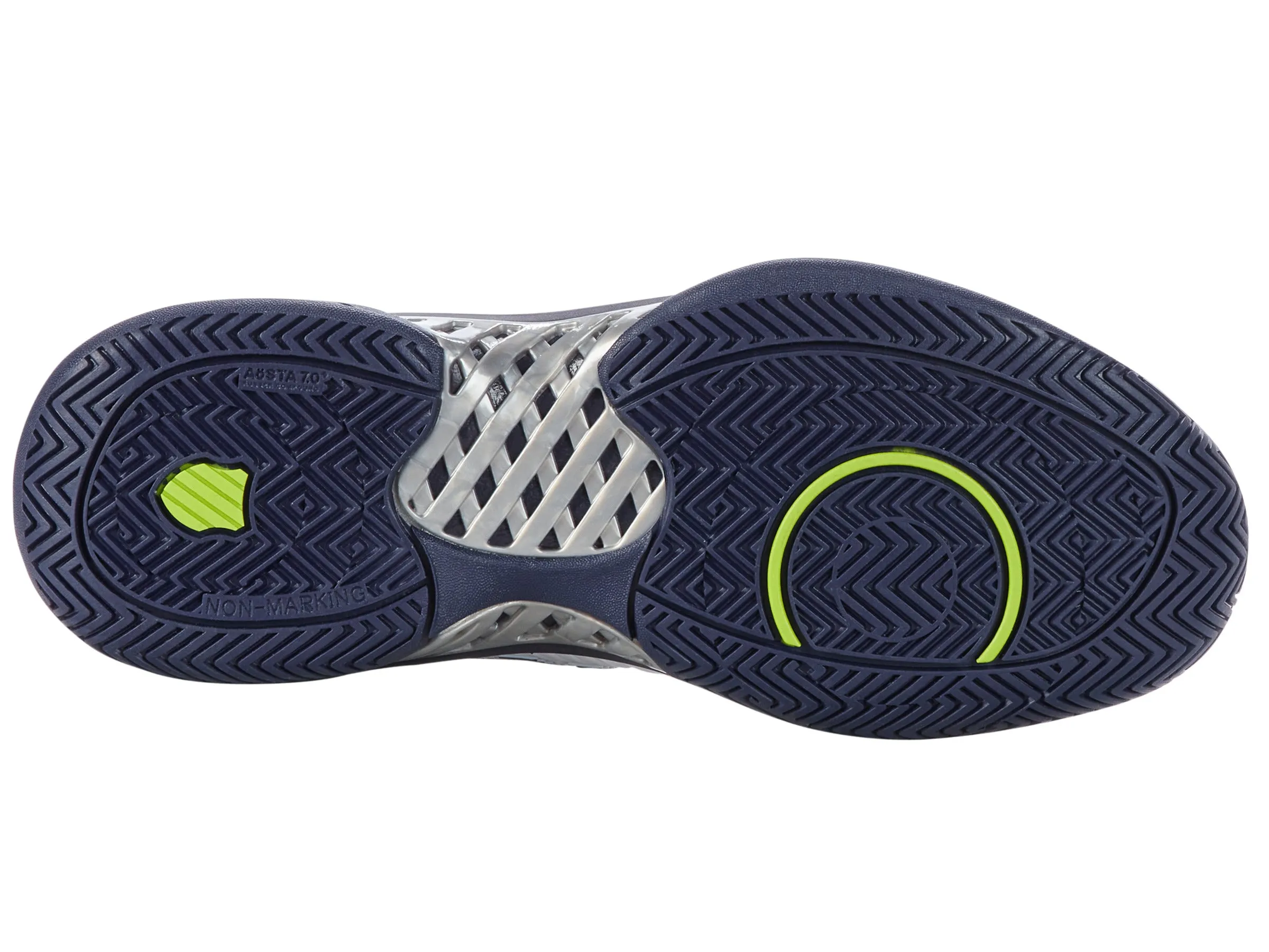 K.SWISS 06613-177-M | HYPERCOURT EXPRESS 2 | WHITE/PEACOAT/SILVER
