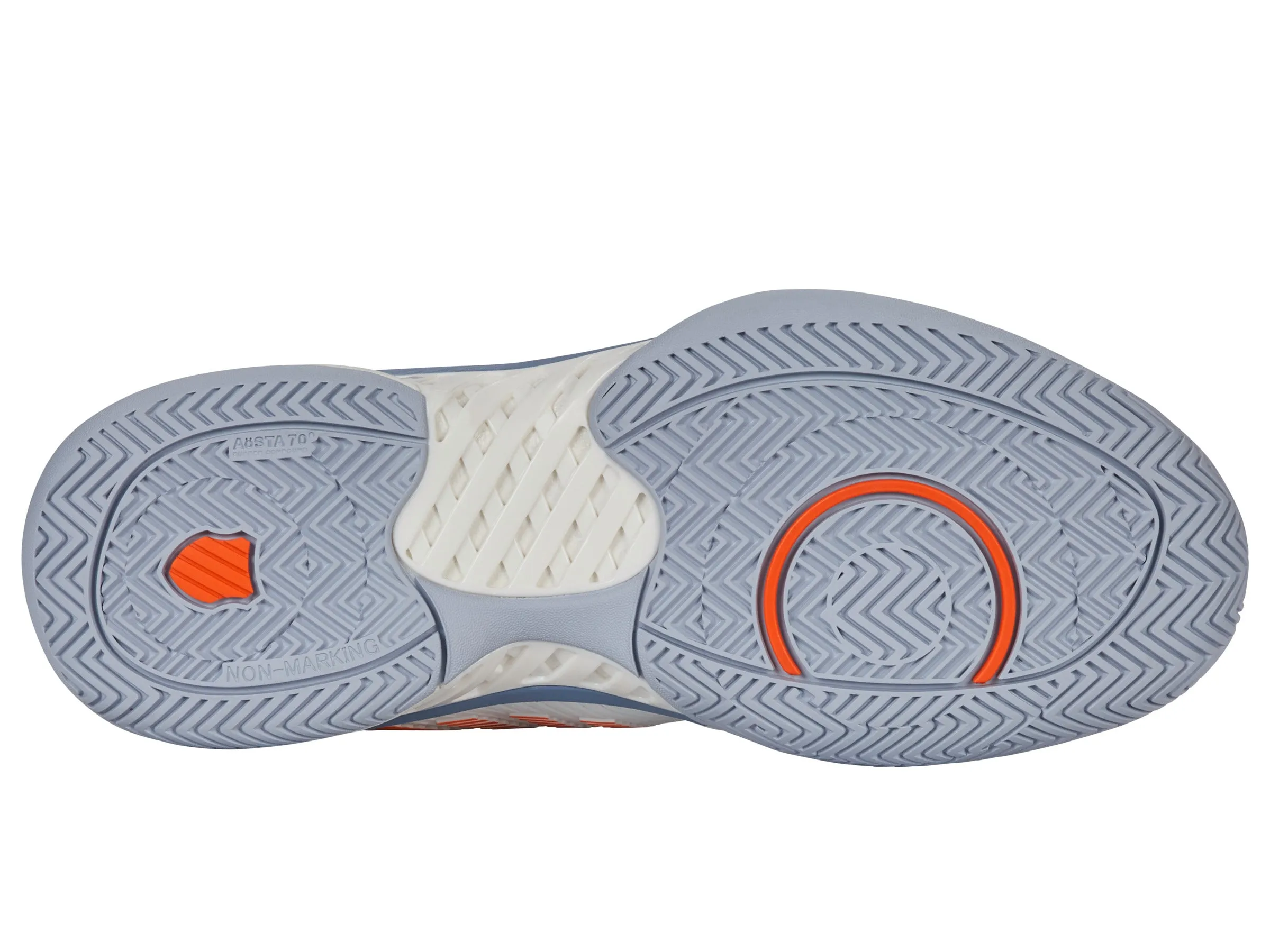 K.SWISS 06806-139-W | HYPERCOURT EXPRESS 2-2E | LUCENT WHITE/INFINITY/SCARLET IBIS