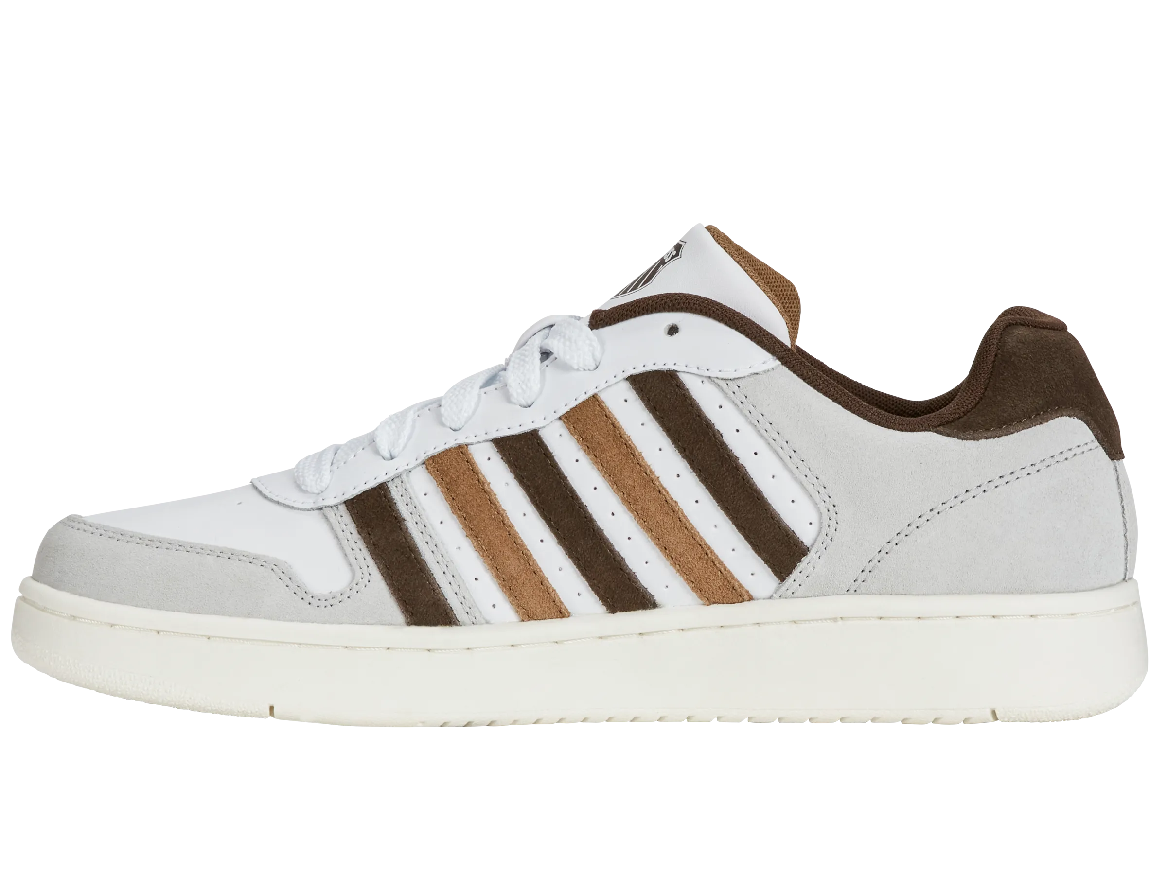 K.SWISS 06931-919-M | COURT PALISADES | WHITE/TOASTED COCONUT/CHOCOLATE BROWN