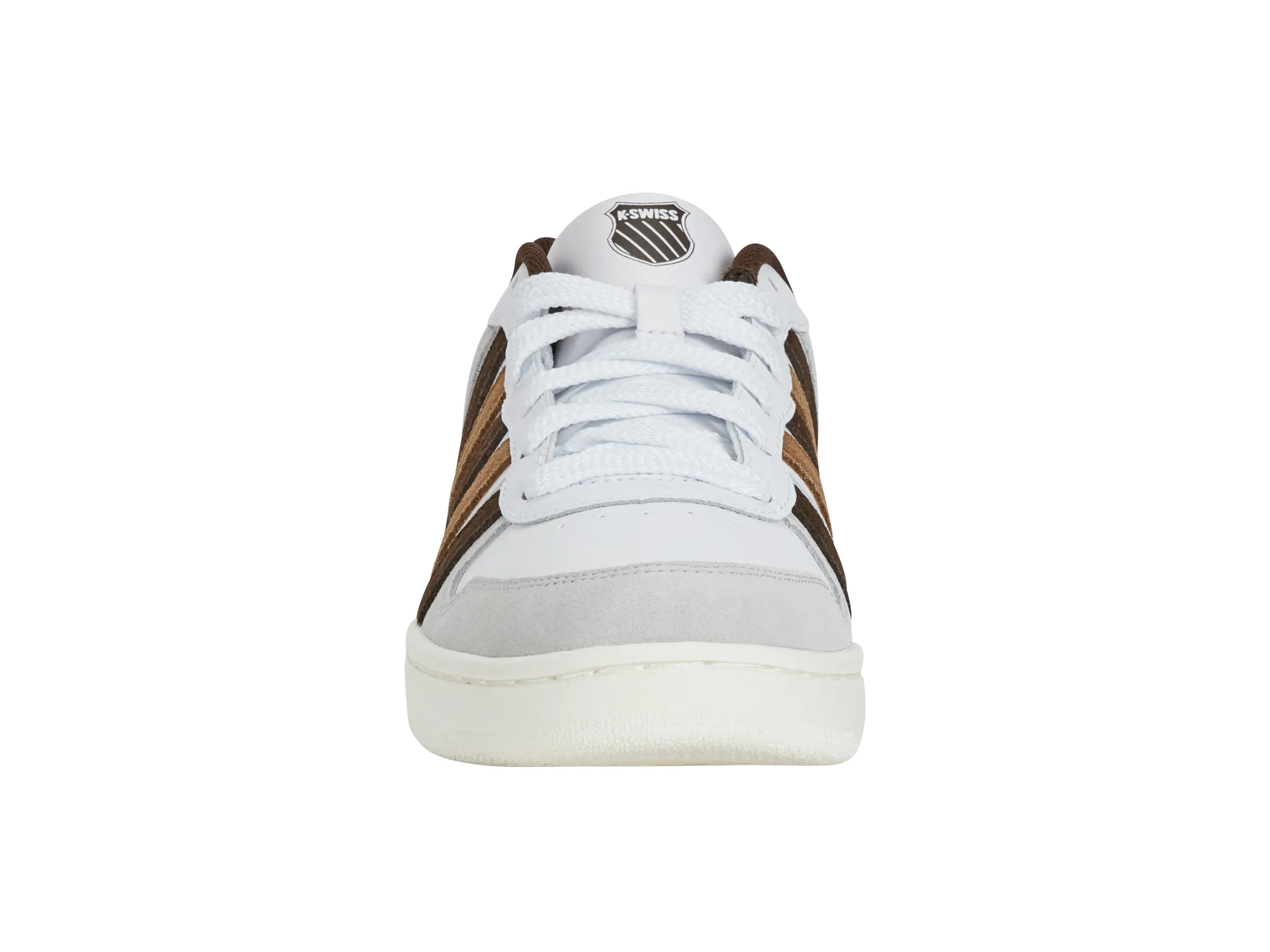 K.SWISS 06931-919-M | COURT PALISADES | WHITE/TOASTED COCONUT/CHOCOLATE BROWN