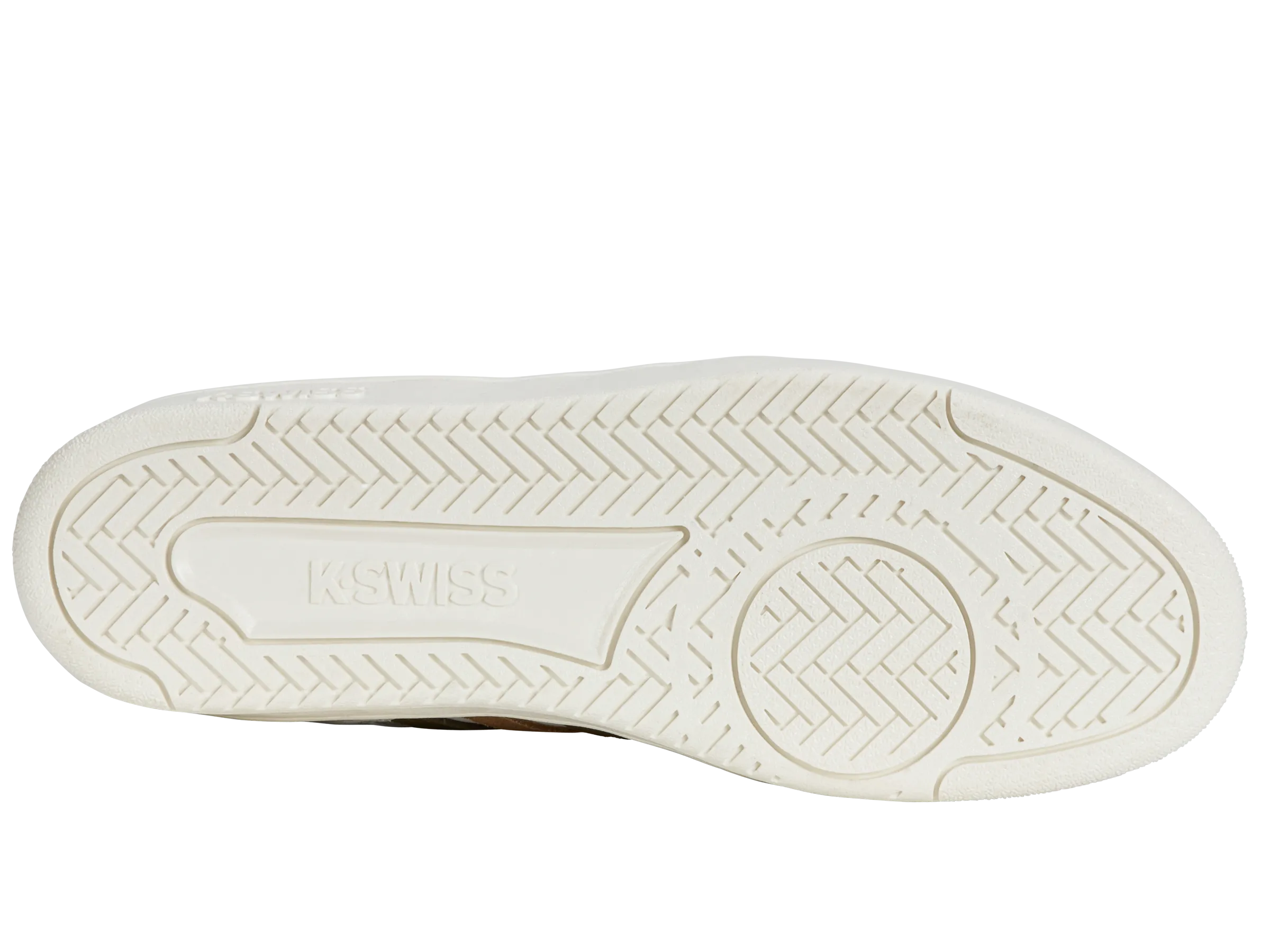 K.SWISS 06931-919-M | COURT PALISADES | WHITE/TOASTED COCONUT/CHOCOLATE BROWN