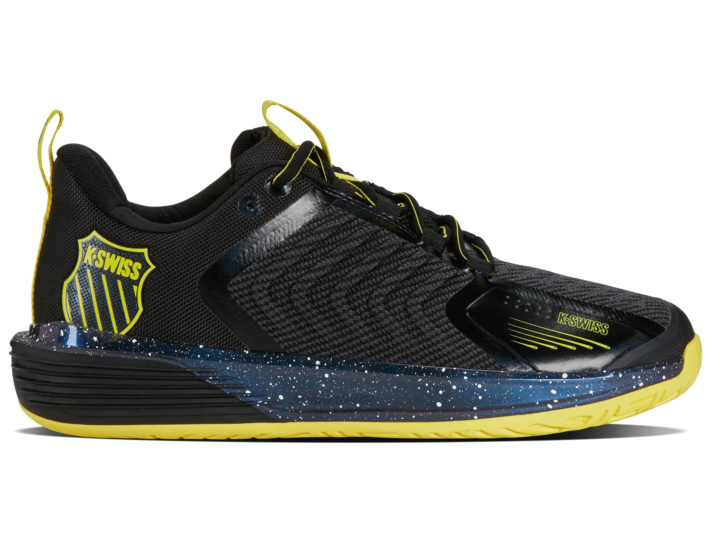 K.SWISS 06988-058-M | ULTRASHOT 3 | BLACK/TENNIS YELLOW/DARK SHADOW