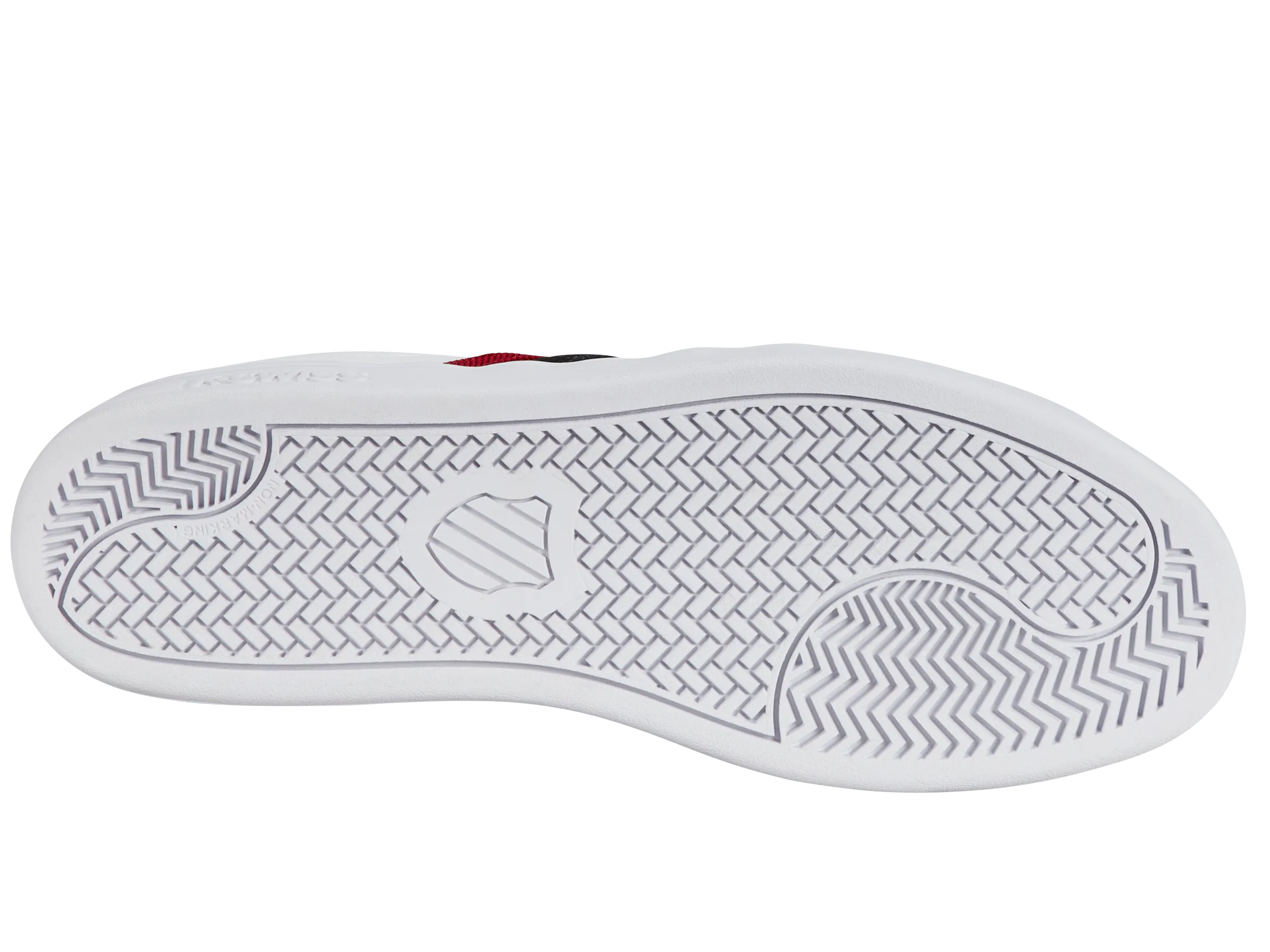 K.SWISS 07011-146-M | COURT TIEBREAK | WHITE/JESTER RED/BLACK