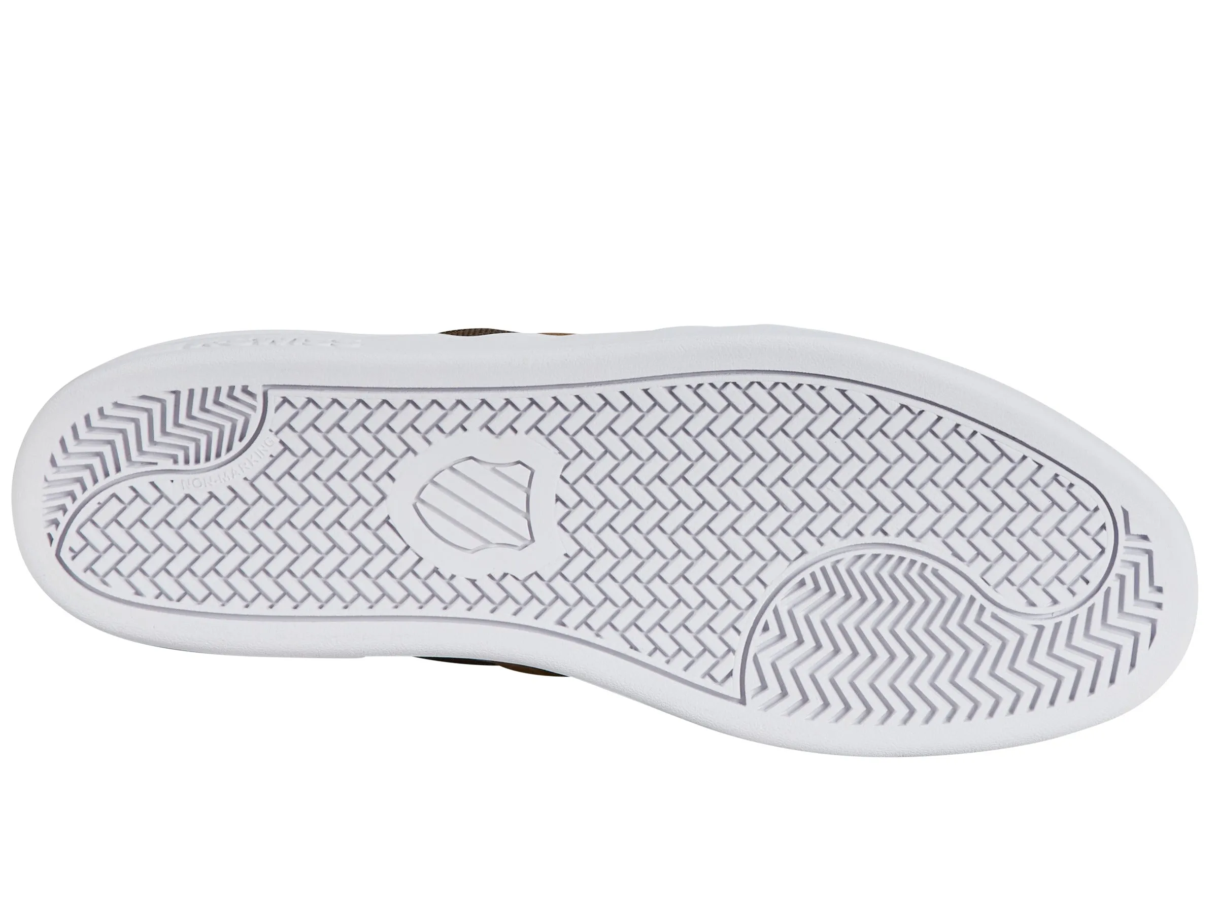 K.SWISS 07011-919-M | COURT TIEBREAK | WHITE/TOASTED COCONUT/CHOCOLATE BROWN