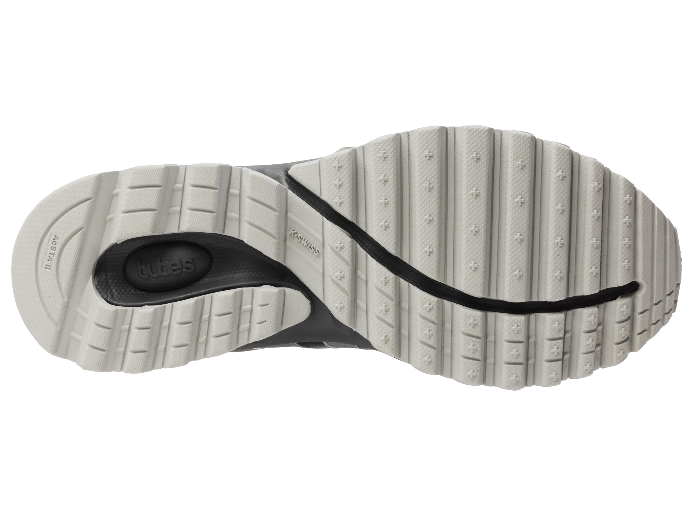 K.SWISS 07112-085-XW | TUBES 200 | BLACK/ULTIMATE GRAY/ASPHALT