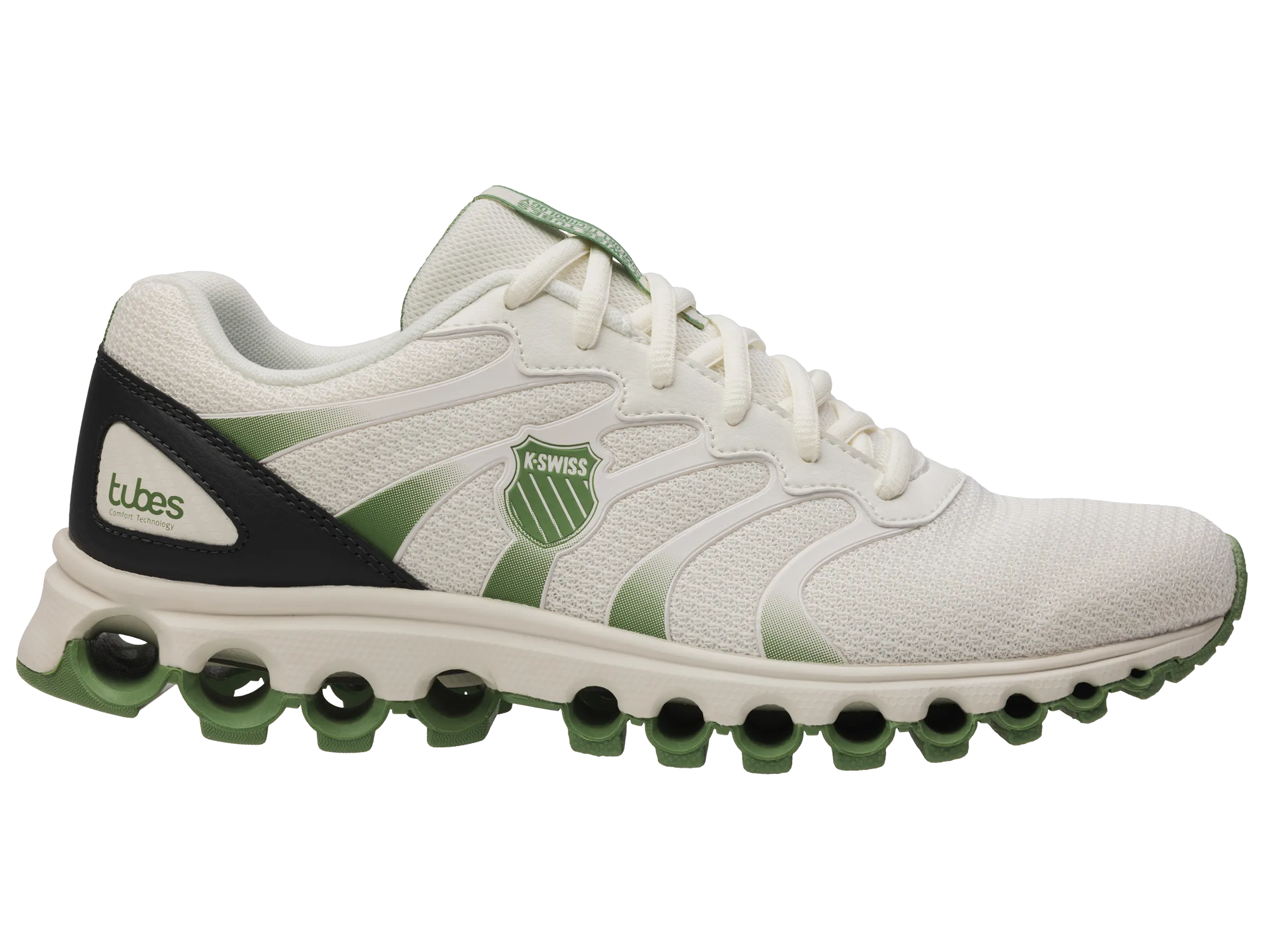 K.SWISS 07112-120-M | TUBES 200 | BLANC/ASPHALT/WATERCRESS