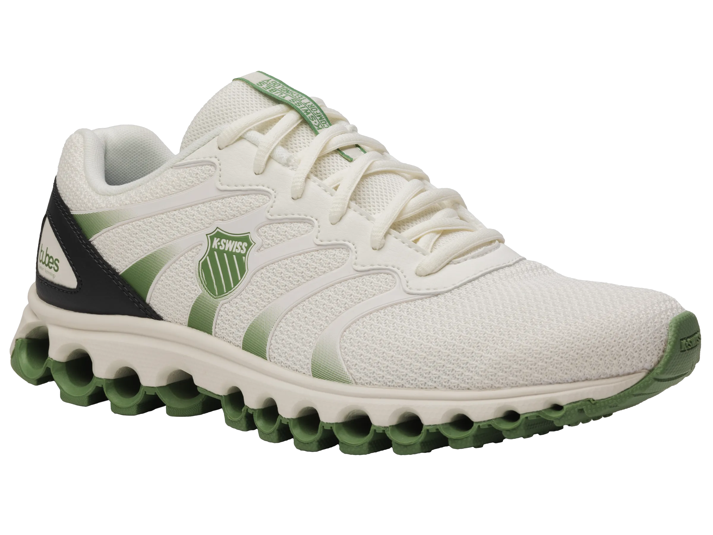 K.SWISS 07112-120-M | TUBES 200 | BLANC/ASPHALT/WATERCRESS