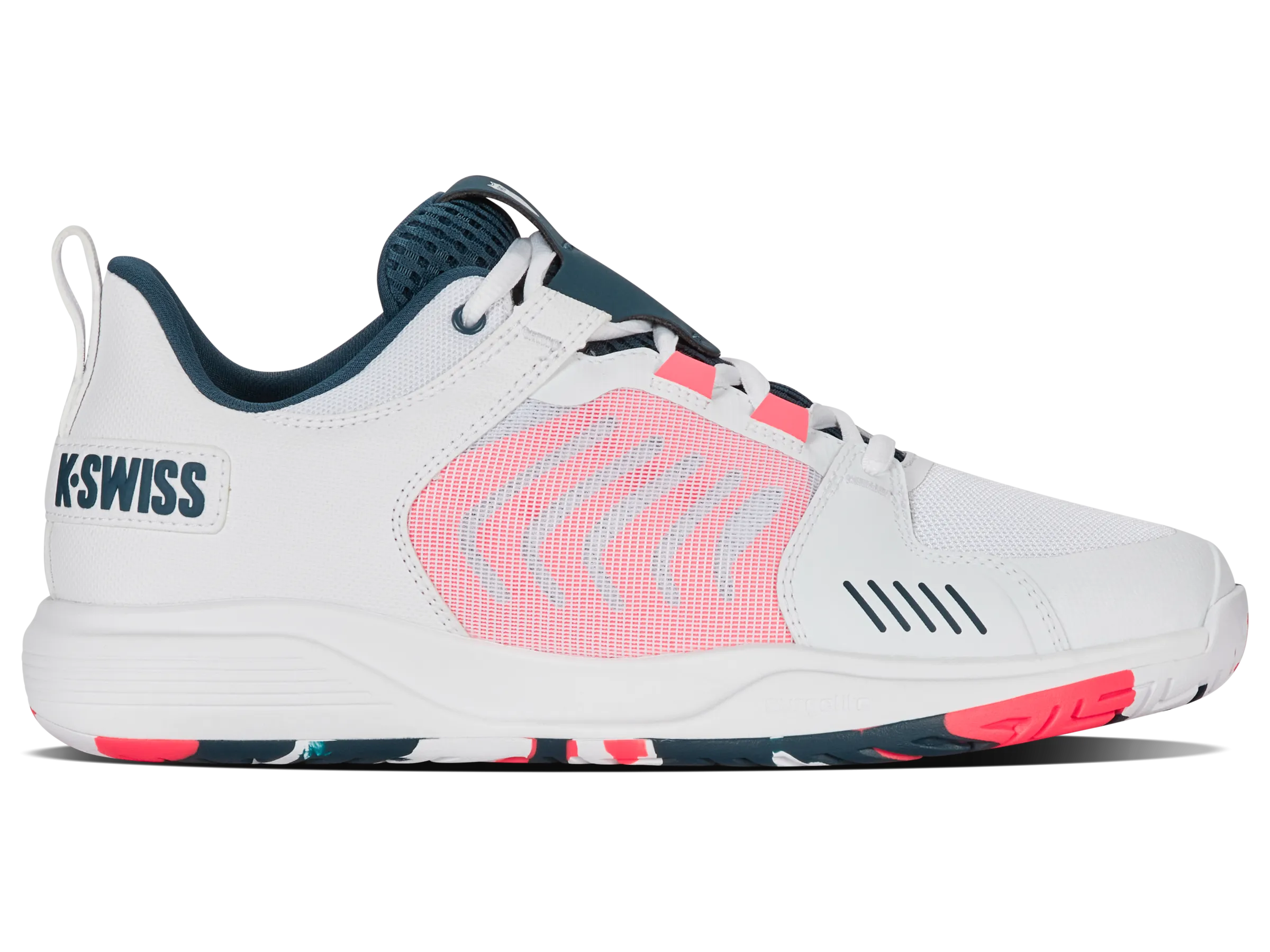 K.SWISS 07395-129-M | ULTRASHOT TEAM | WHITE/STARGAZER/NEON BLAZE