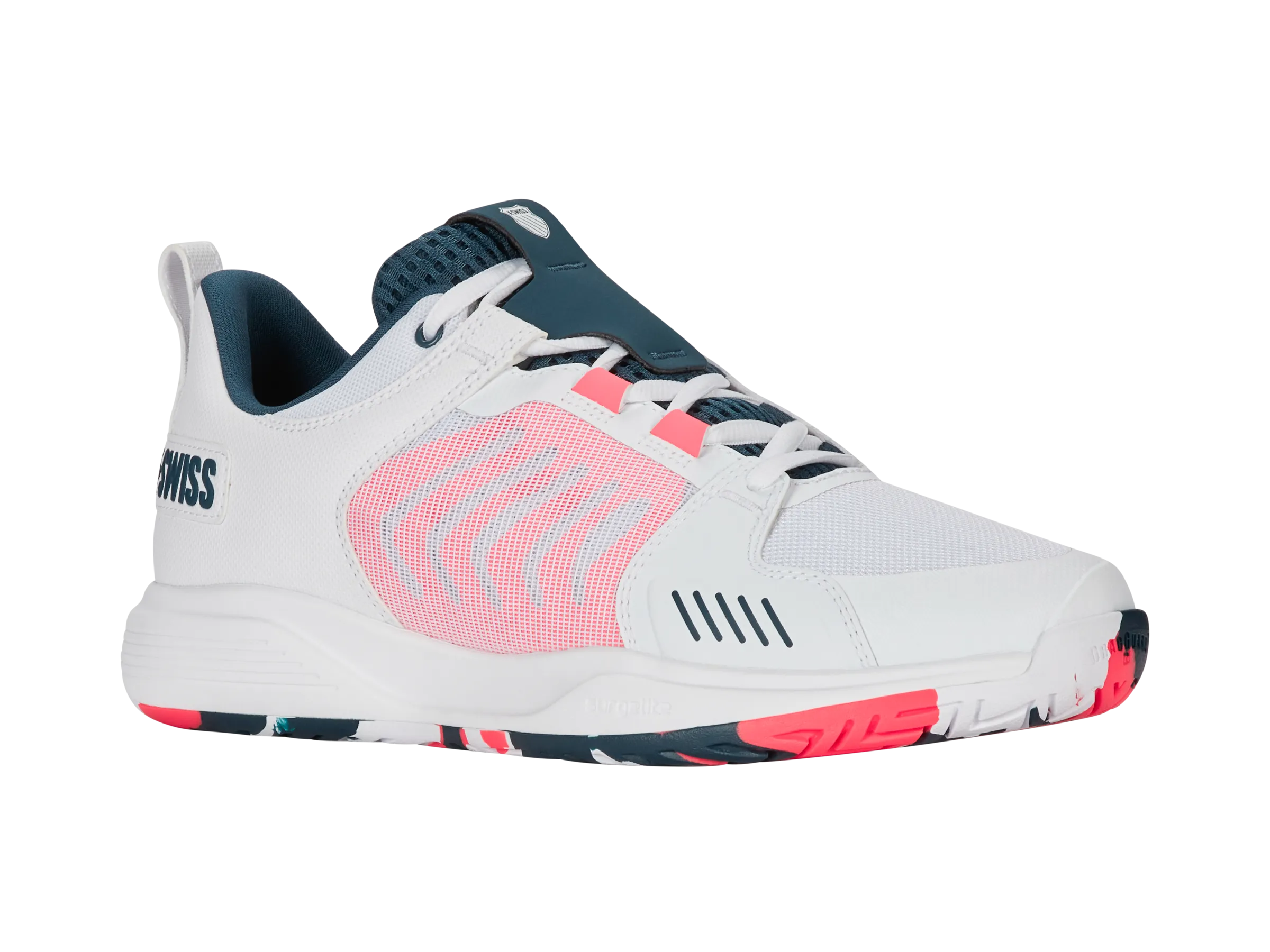 K.SWISS 07395-129-M | ULTRASHOT TEAM | WHITE/STARGAZER/NEON BLAZE