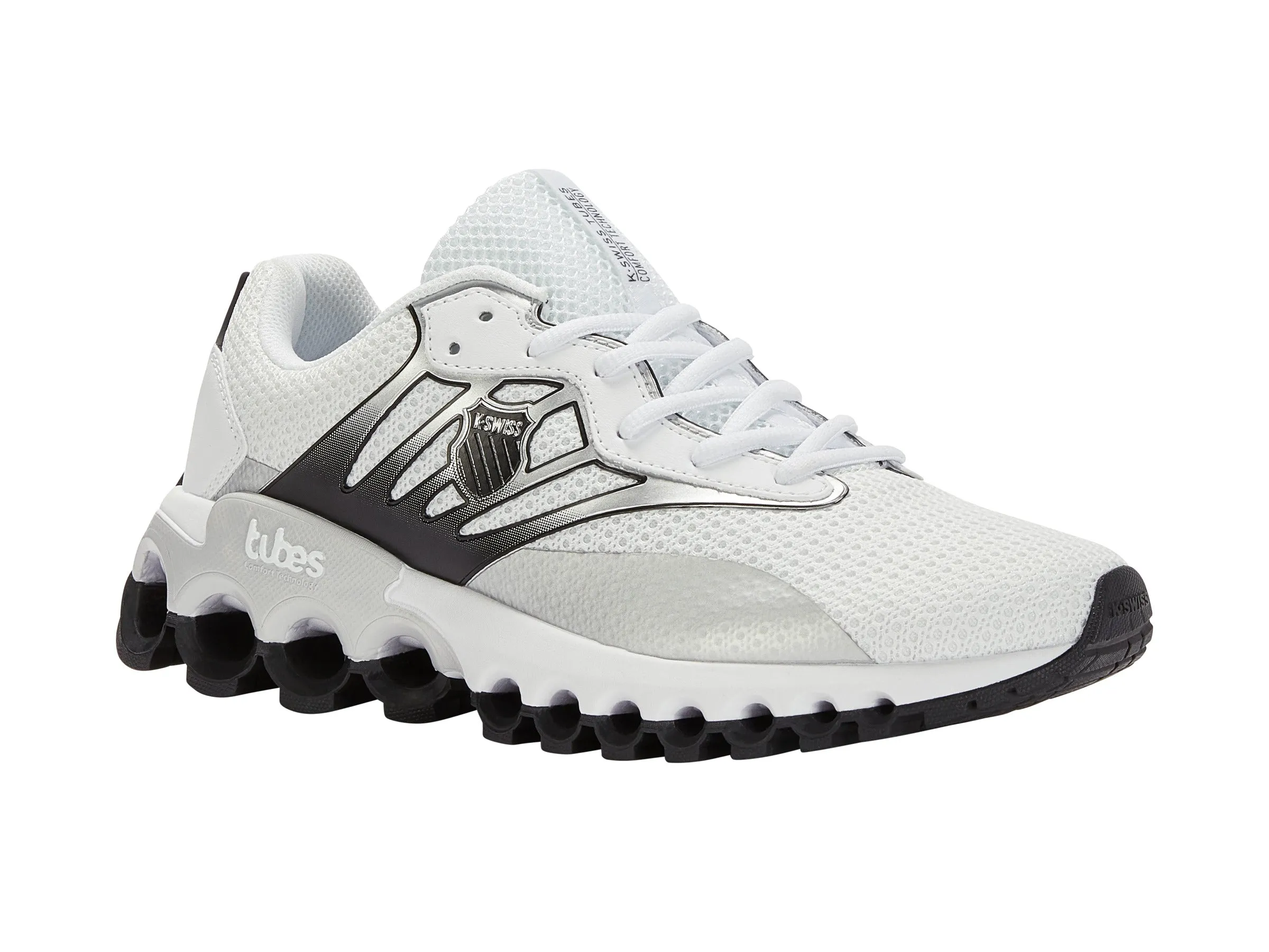 K.SWISS 07924-179-M | TUBES SPORT | WHITE/BLACK/SILVER