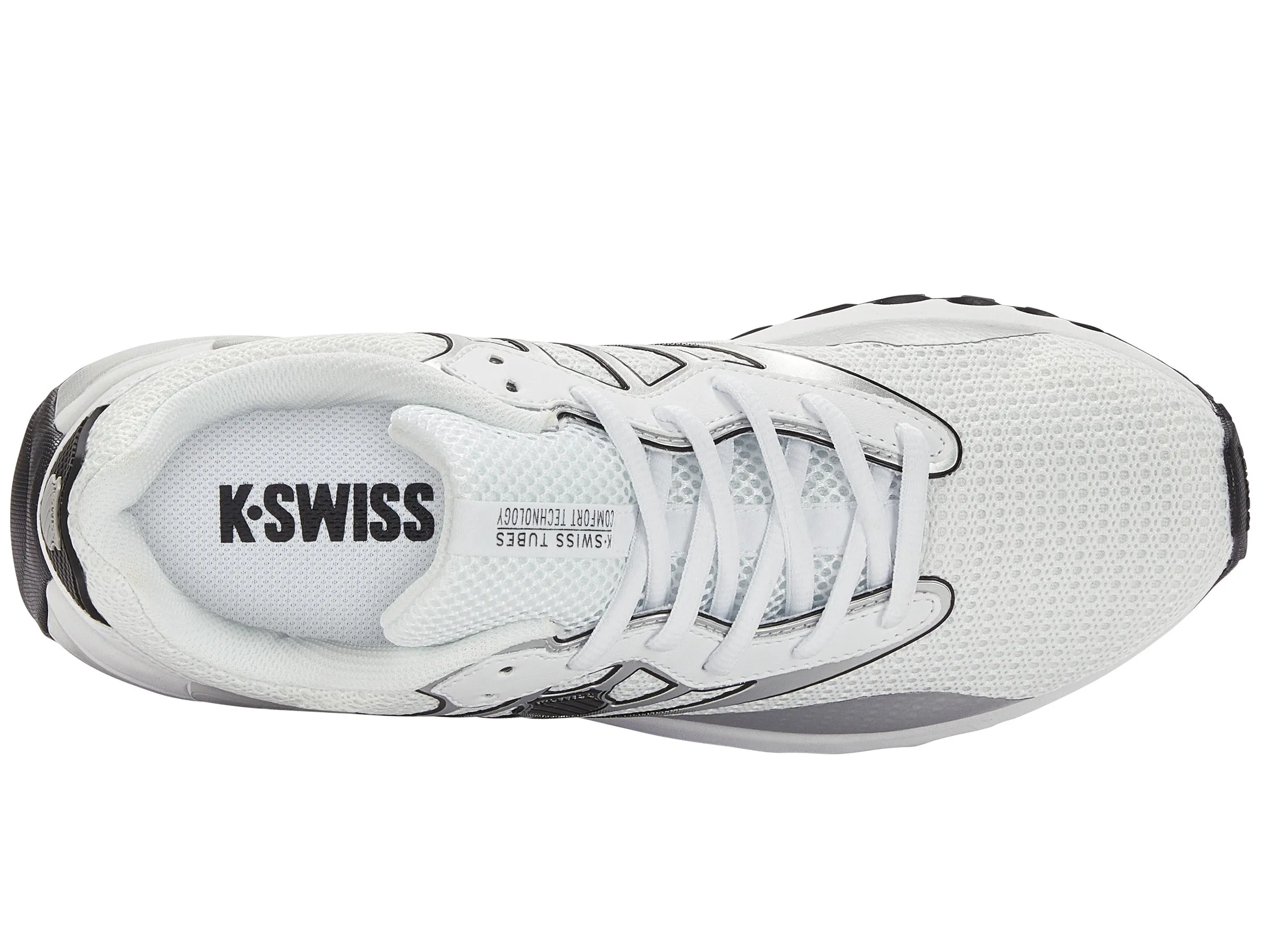 K.SWISS 07924-179-M | TUBES SPORT | WHITE/BLACK/SILVER