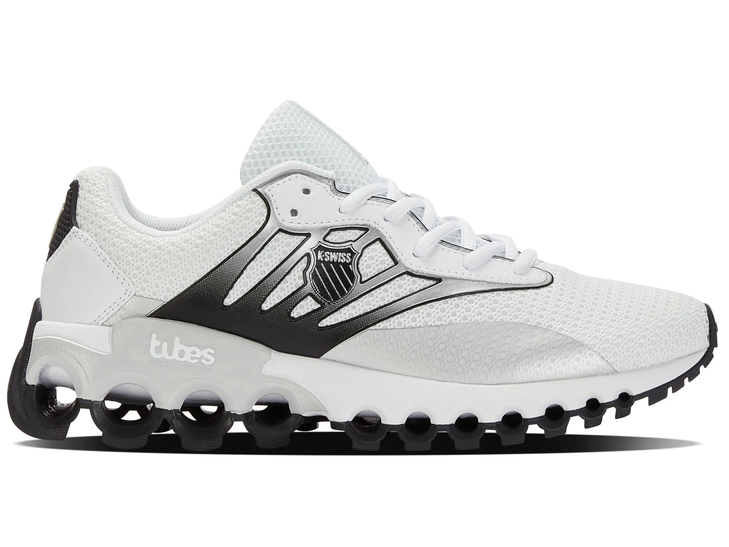 K.SWISS 07924-179-M | TUBES SPORT | WHITE/BLACK/SILVER