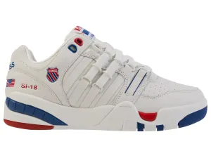 K.SWISS 08381-113-M | SI-18 | PREMIUM WHITE/MARS RED/FEDERAL BLUE