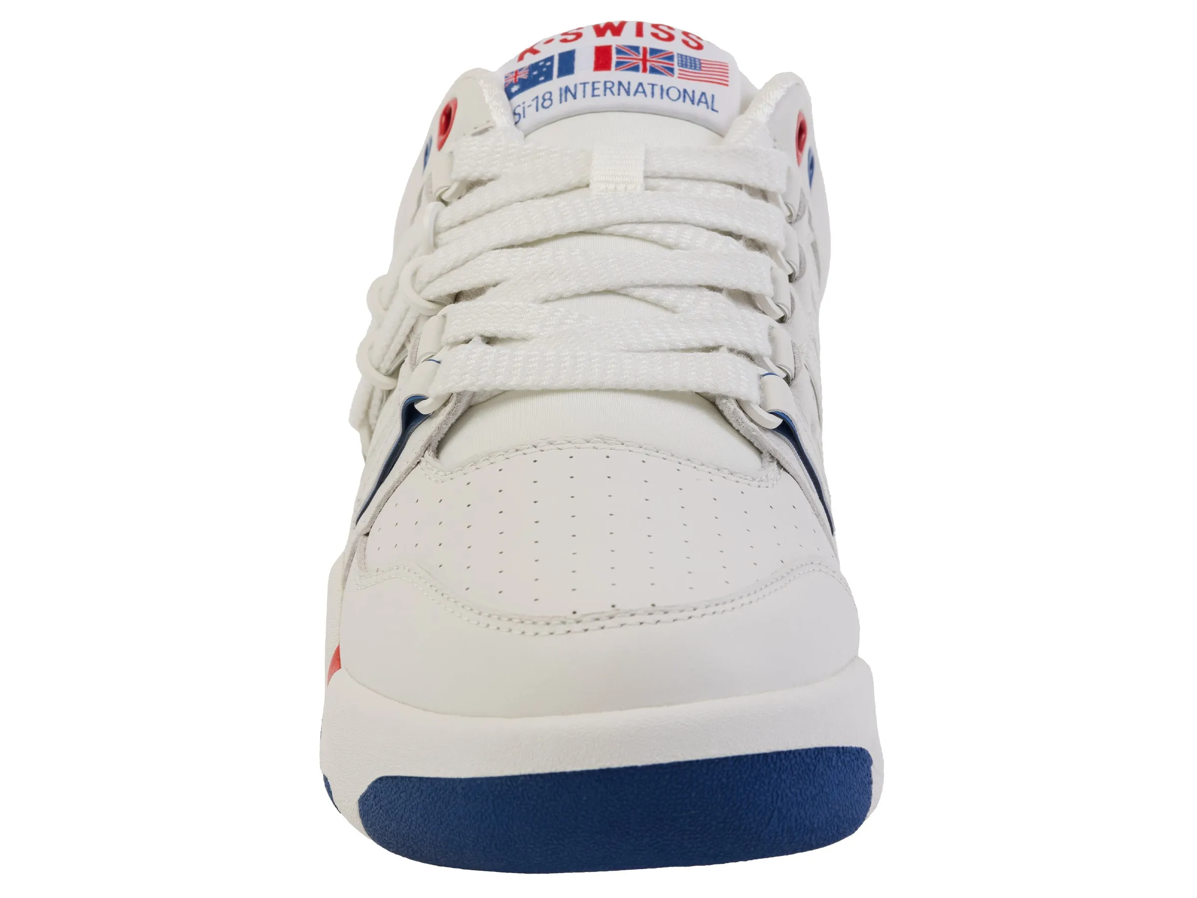 K.SWISS 08381-113-M | SI-18 | PREMIUM WHITE/MARS RED/FEDERAL BLUE