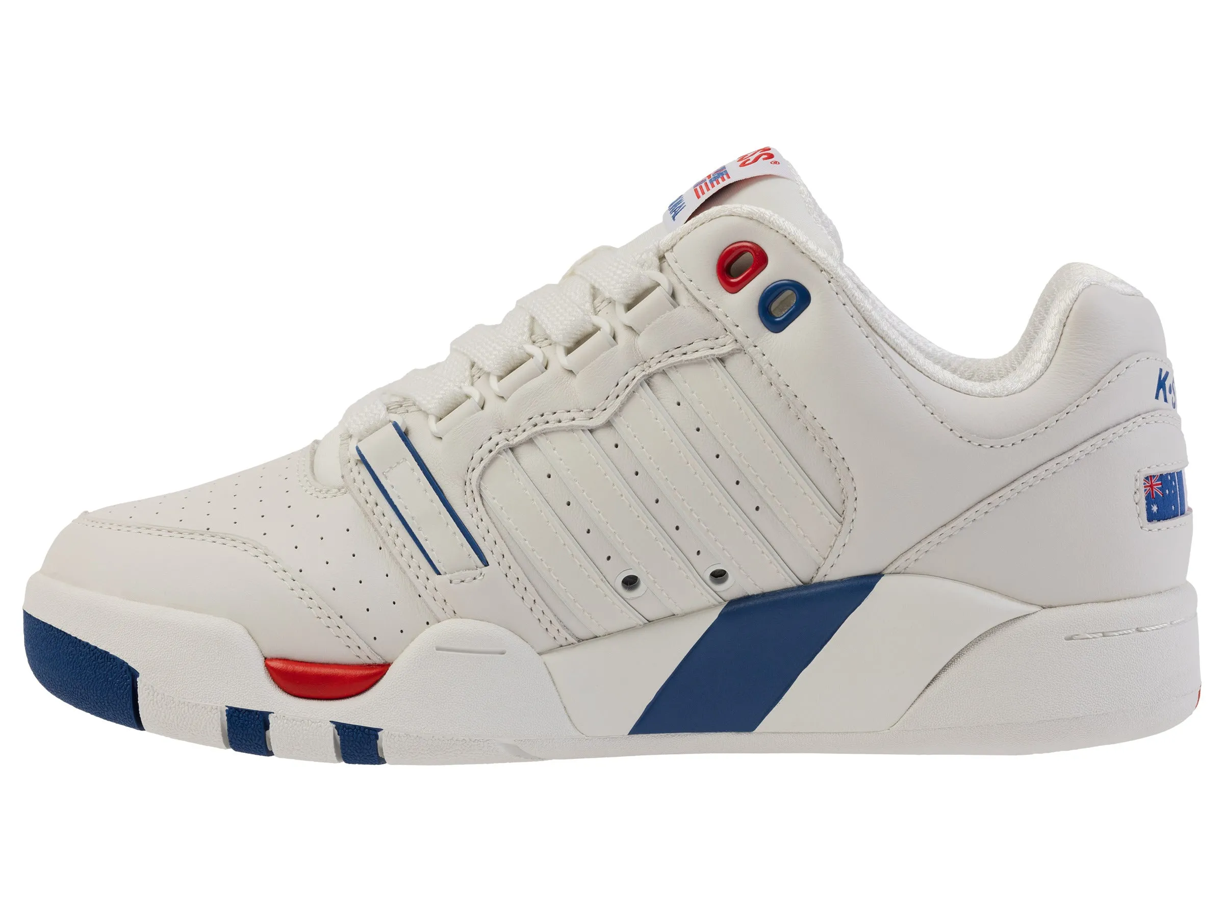 K.SWISS 08381-113-M | SI-18 | PREMIUM WHITE/MARS RED/FEDERAL BLUE
