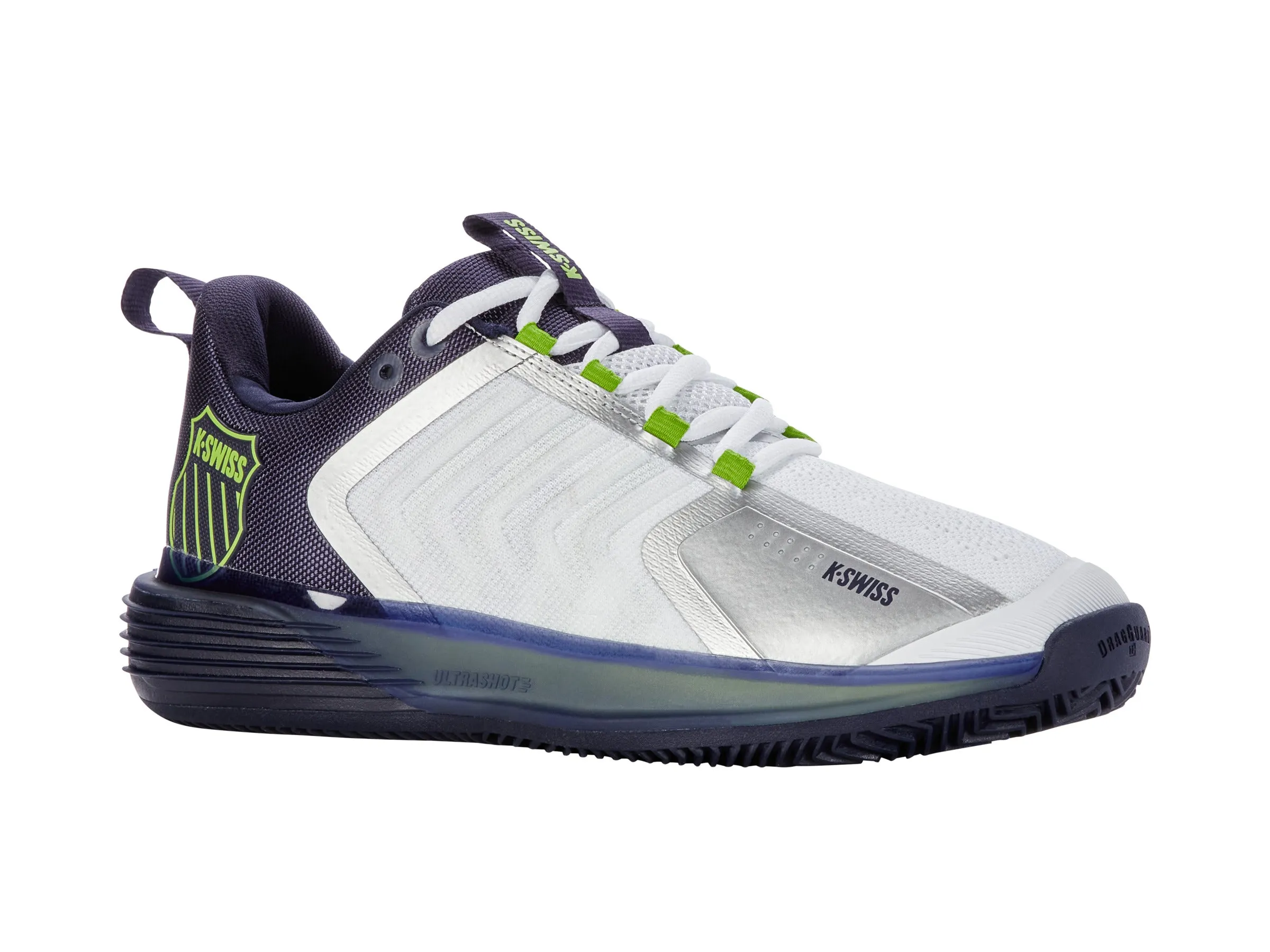 K.SWISS 08415-967-M | ULTRASHOT 3 HB | WHITE/PEACOAT/LIME GREEN
