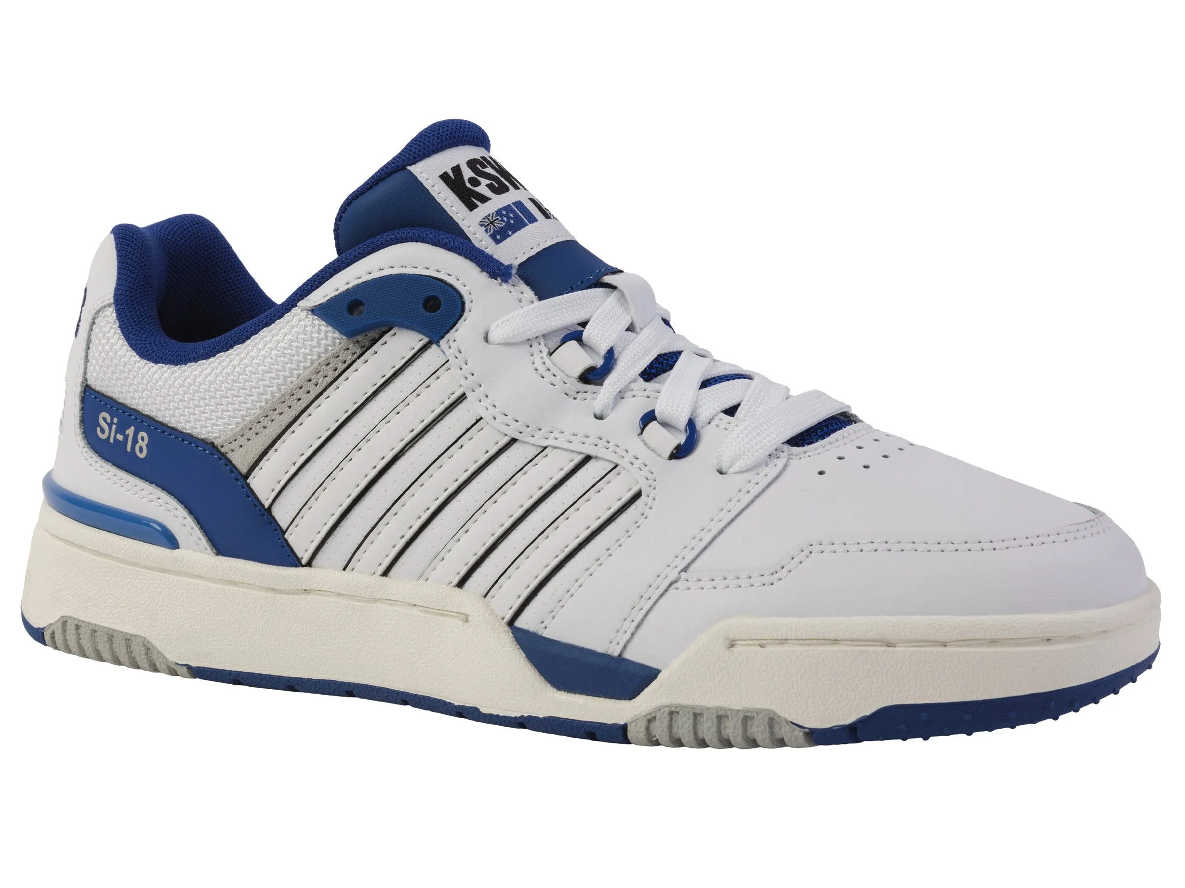 K.SWISS 08531-114-M | SI-18 RIVAL | WHITE/BLUE/BLACK
