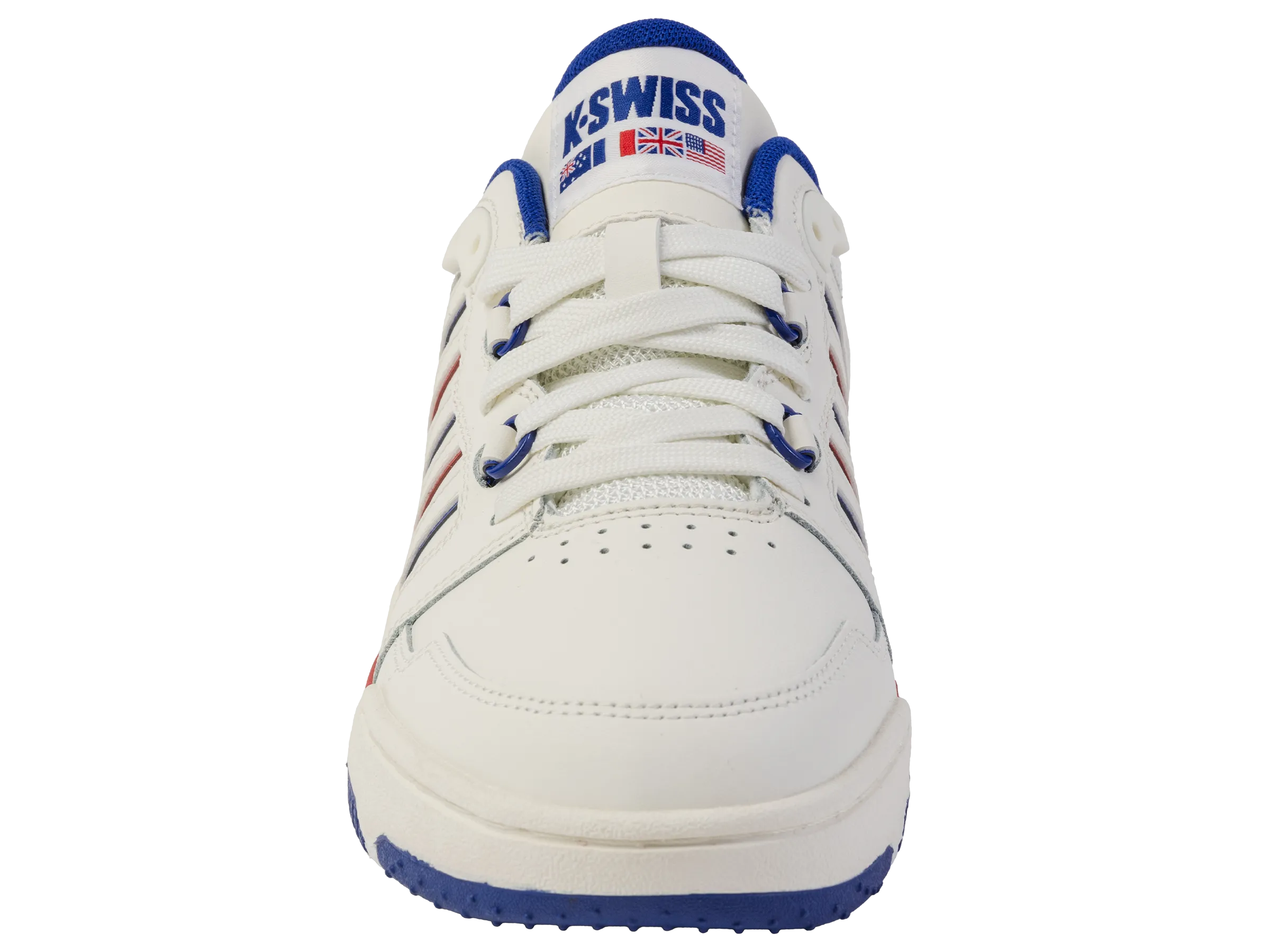 K.SWISS 08531-172-M | SI-18 RIVAL | SNOW WHITE/NAVY/RED