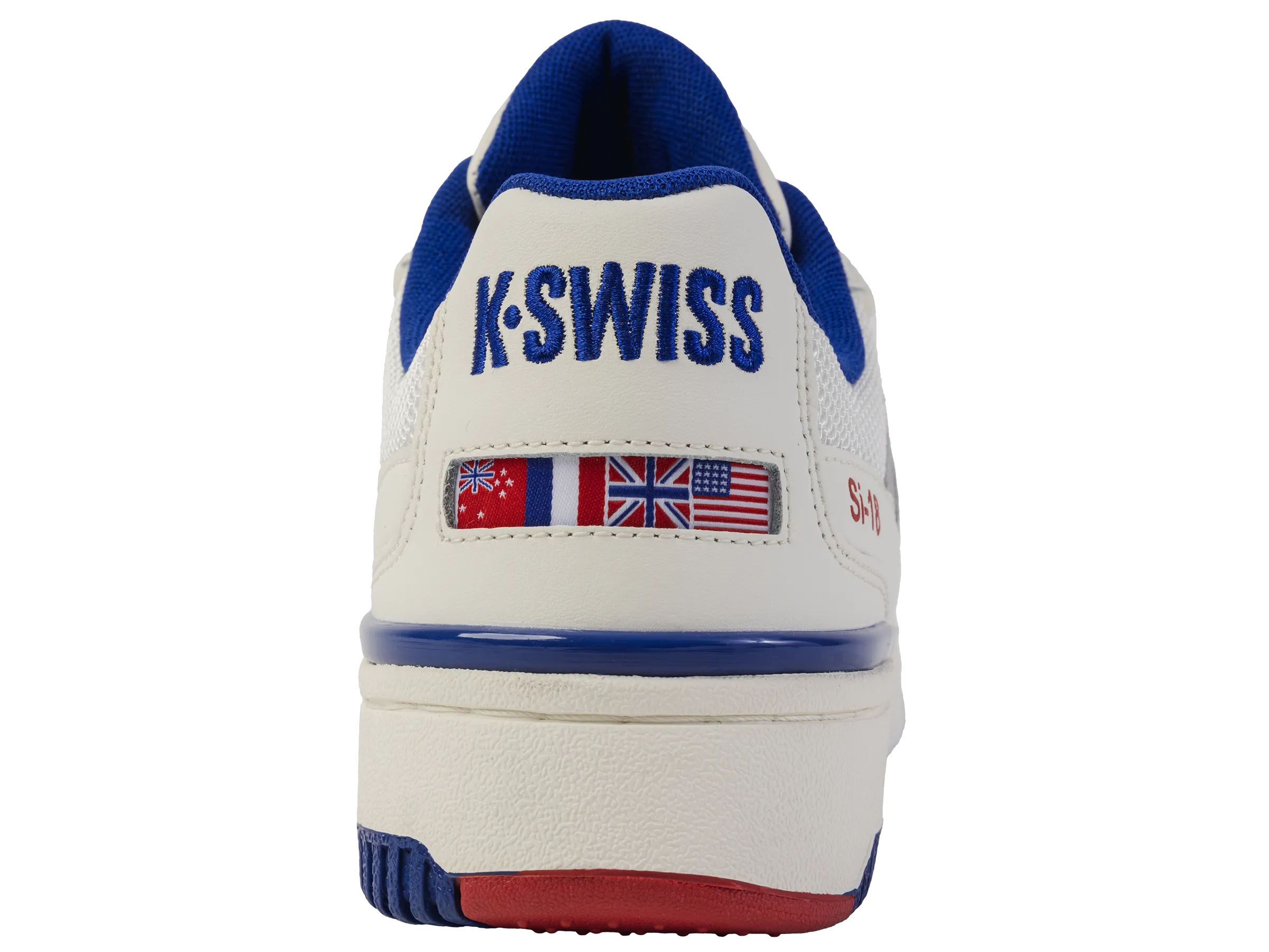 K.SWISS 08531-172-M | SI-18 RIVAL | SNOW WHITE/NAVY/RED