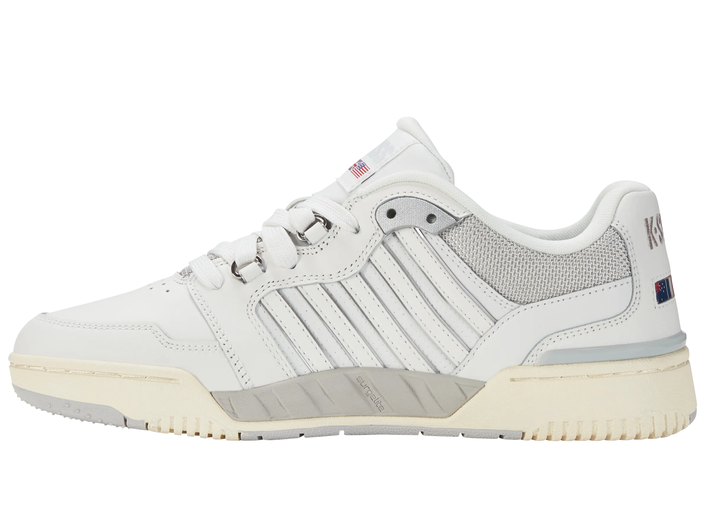 K.SWISS 08531-182-M | SI-18 RIVAL | BLANC DE BLANC/GRAY VIOLET/ANTIQUE WHITE