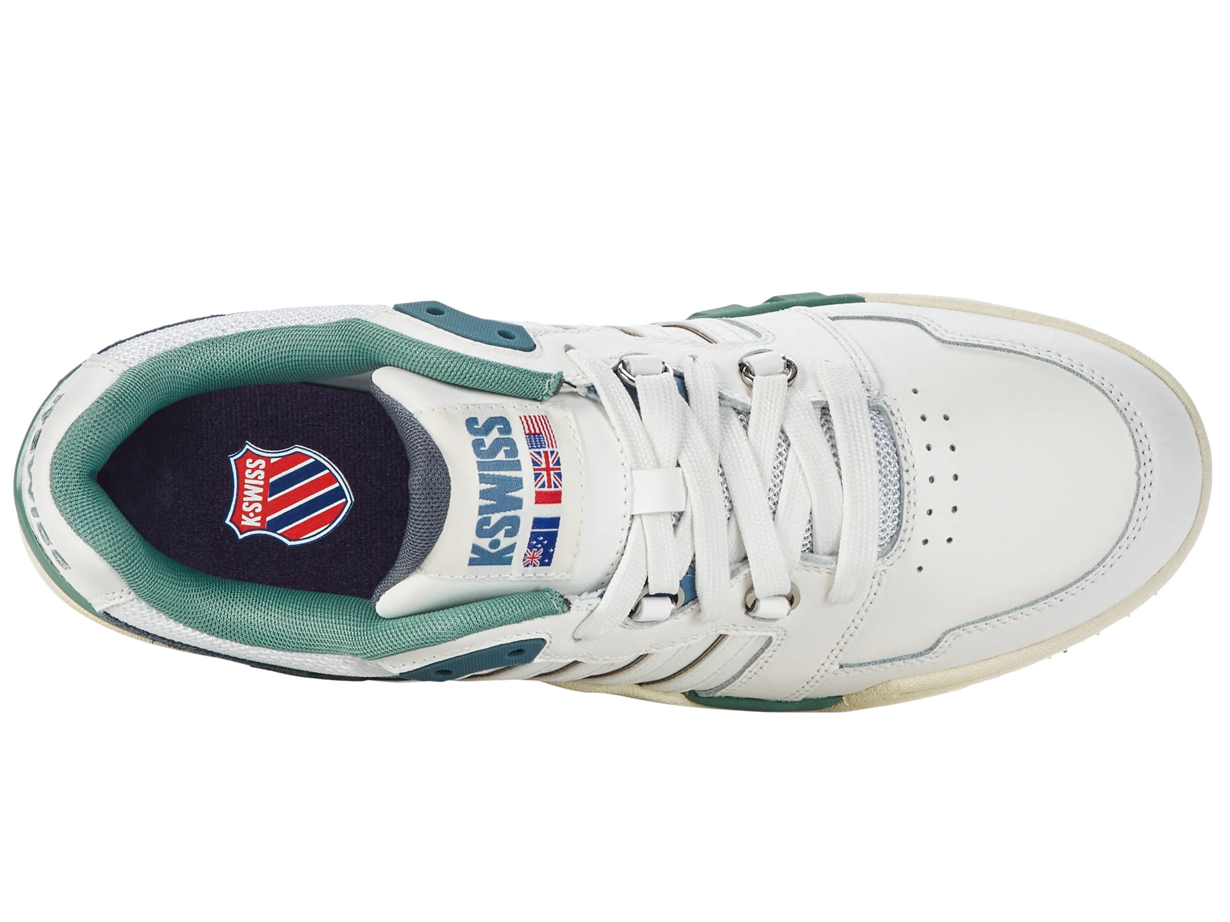 K.SWISS 08531-197-M | SI-18 RIVAL | BRILLIANT WHITE/ASHLEIGH BLUE/BERYL GREEN
