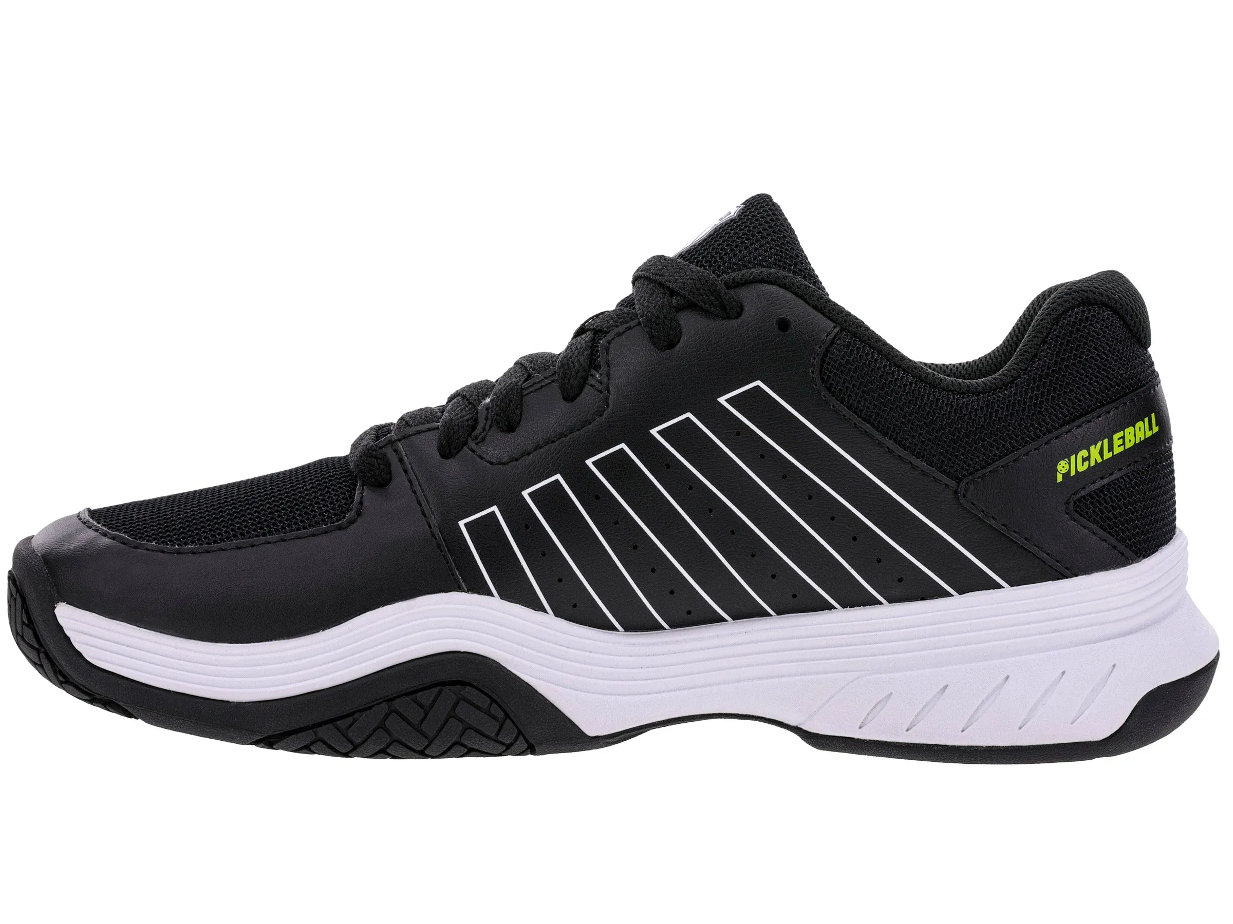 K.SWISS 08552-099-M | COURT EXPRESS PICKLEBALL | BLK/WHT/EVE PRMRS