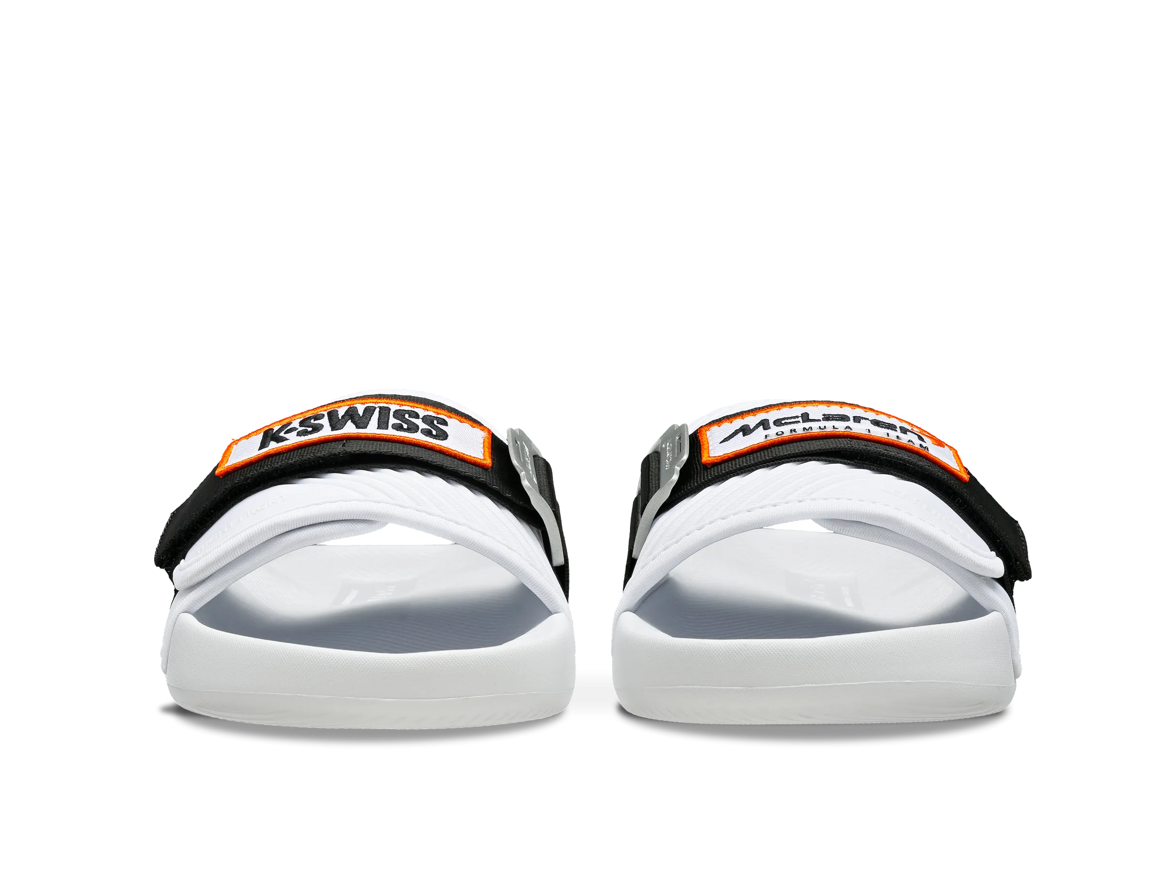 K.SWISS 08716-102-M | STRAP SANDAL X MCLAREN | WHITE /BLACK /PAPAYA