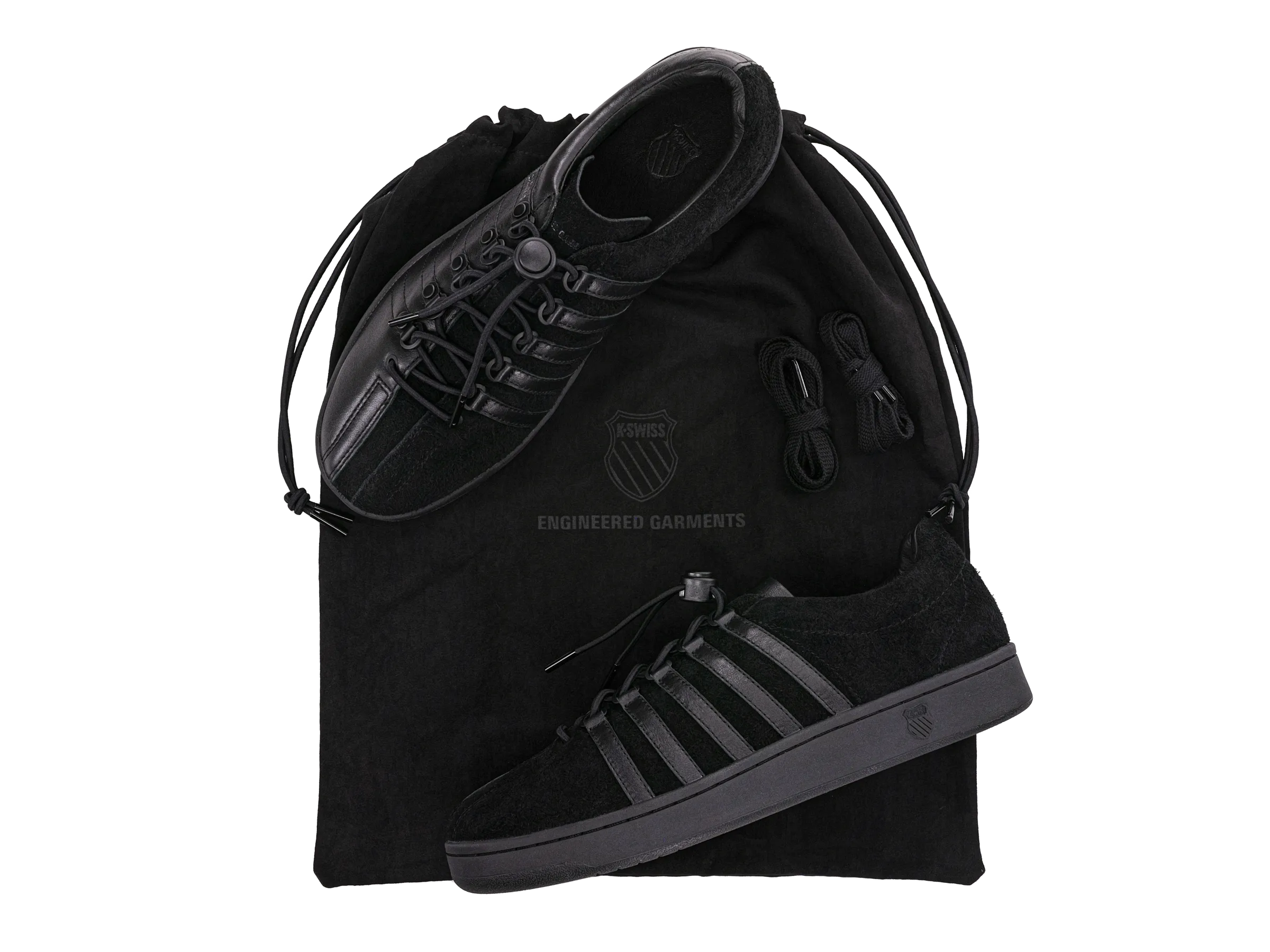 K.SWISS 08728-010-M | CLASSIC GT X ENGINEERED GARMENTS | BLACK/BLACK/BLACK