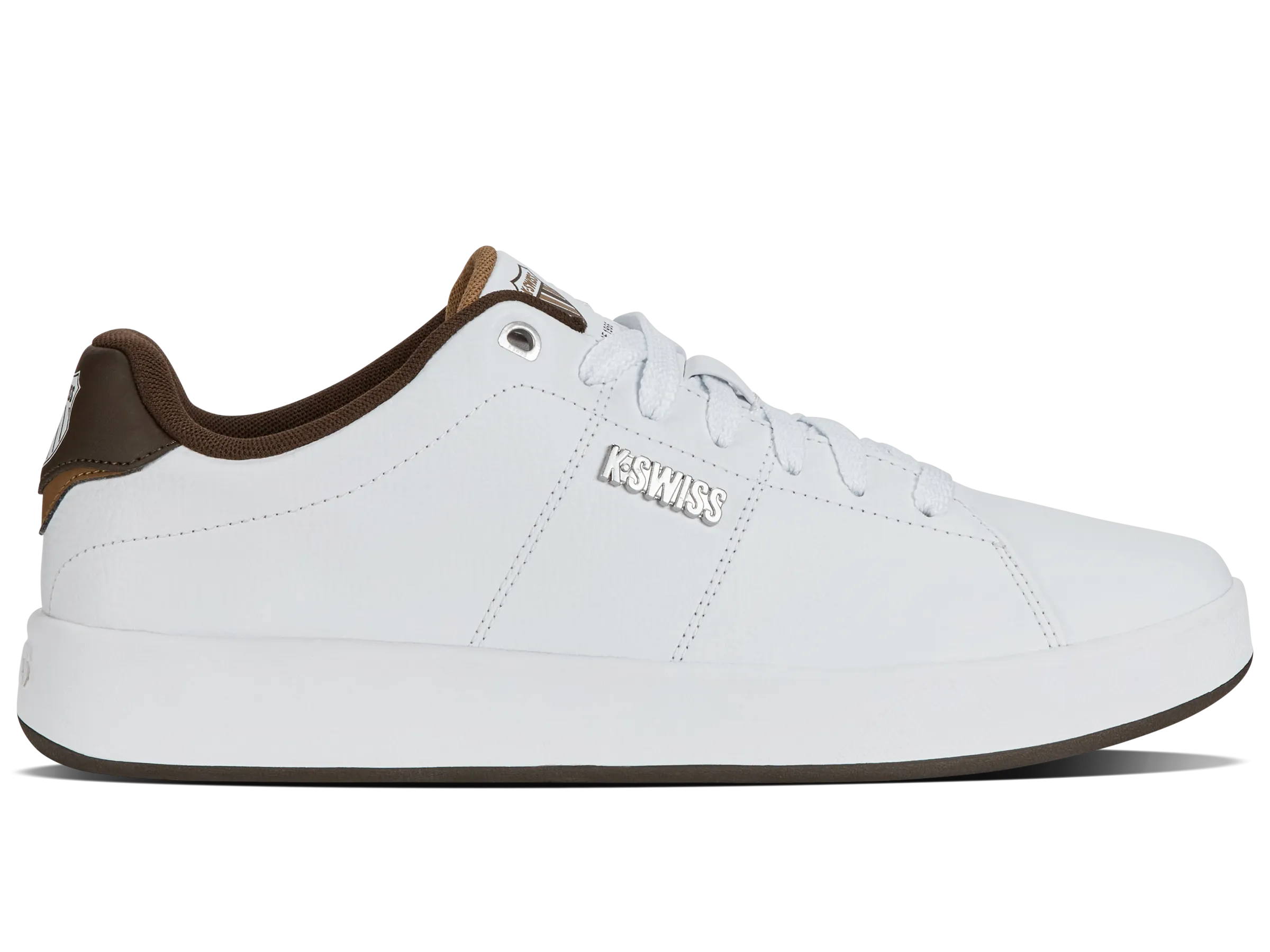 K.SWISS 08899-919-M | COURT CAMEO II | WHITE/TOASTED COCONUT/CHOCOLATE BROWN