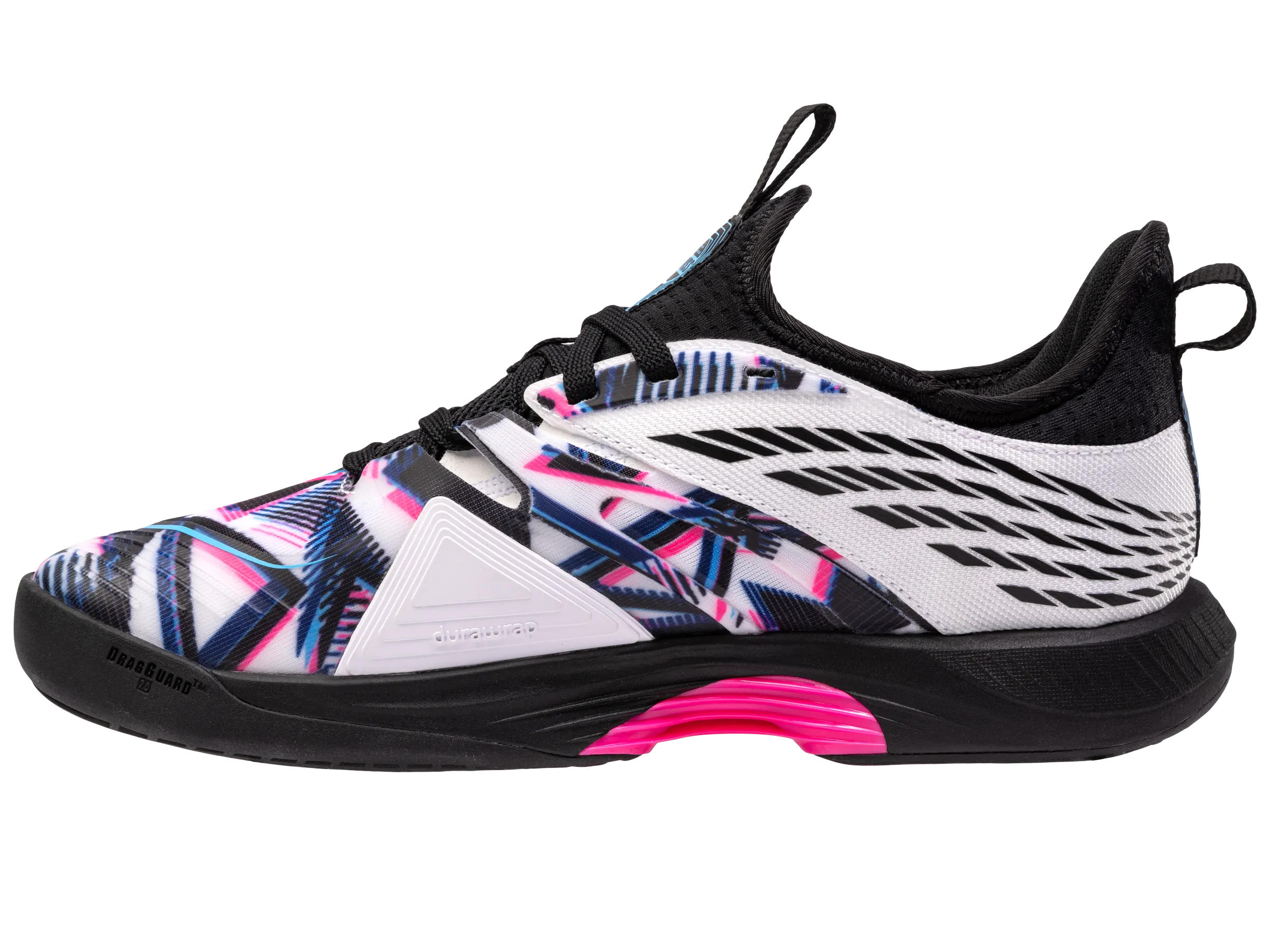 K.SWISS 08912-940-M | SPEEDTRAC PADEL | WHITE/BLACK/NEON PINK