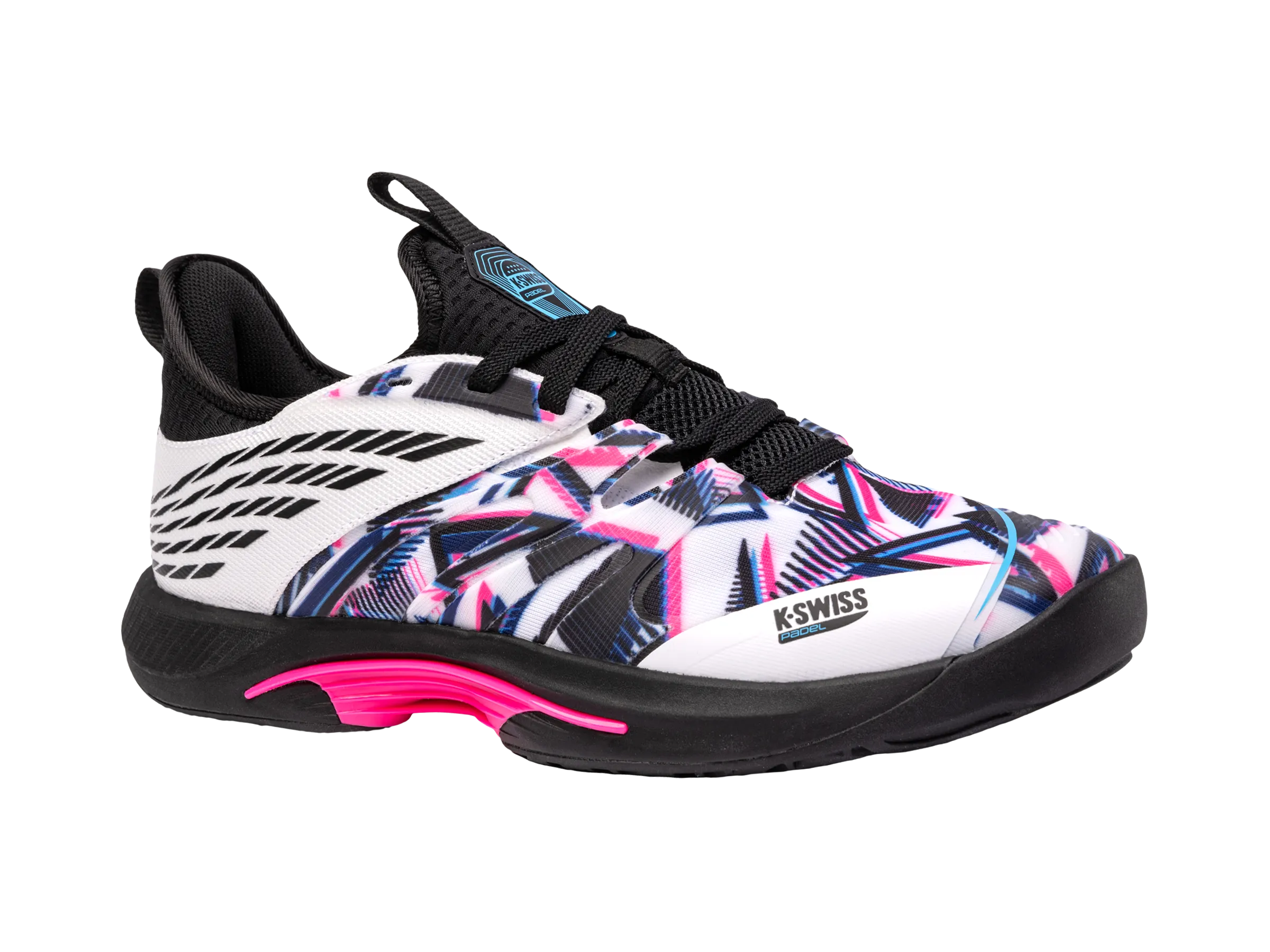 K.SWISS 08912-940-M | SPEEDTRAC PADEL | WHITE/BLACK/NEON PINK