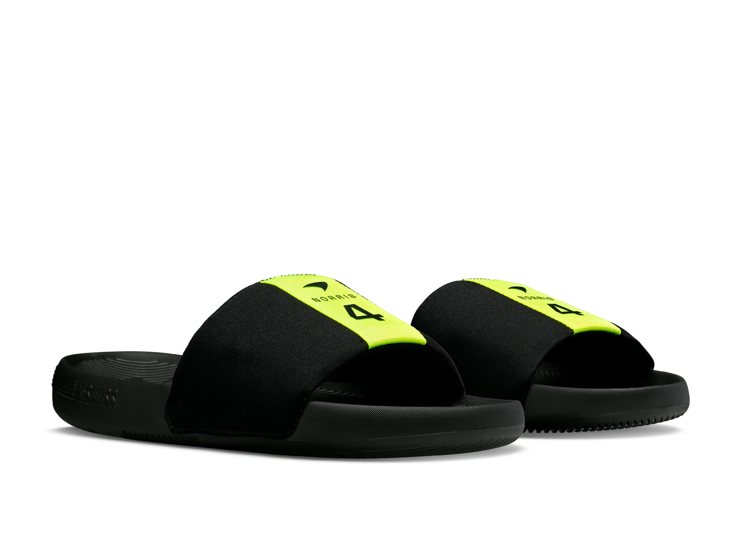 K.SWISS 08951-071-M | SLIDE SANDAL LN X MCLAREN F1 TEAM | BLACK/SAFETY YELLOW